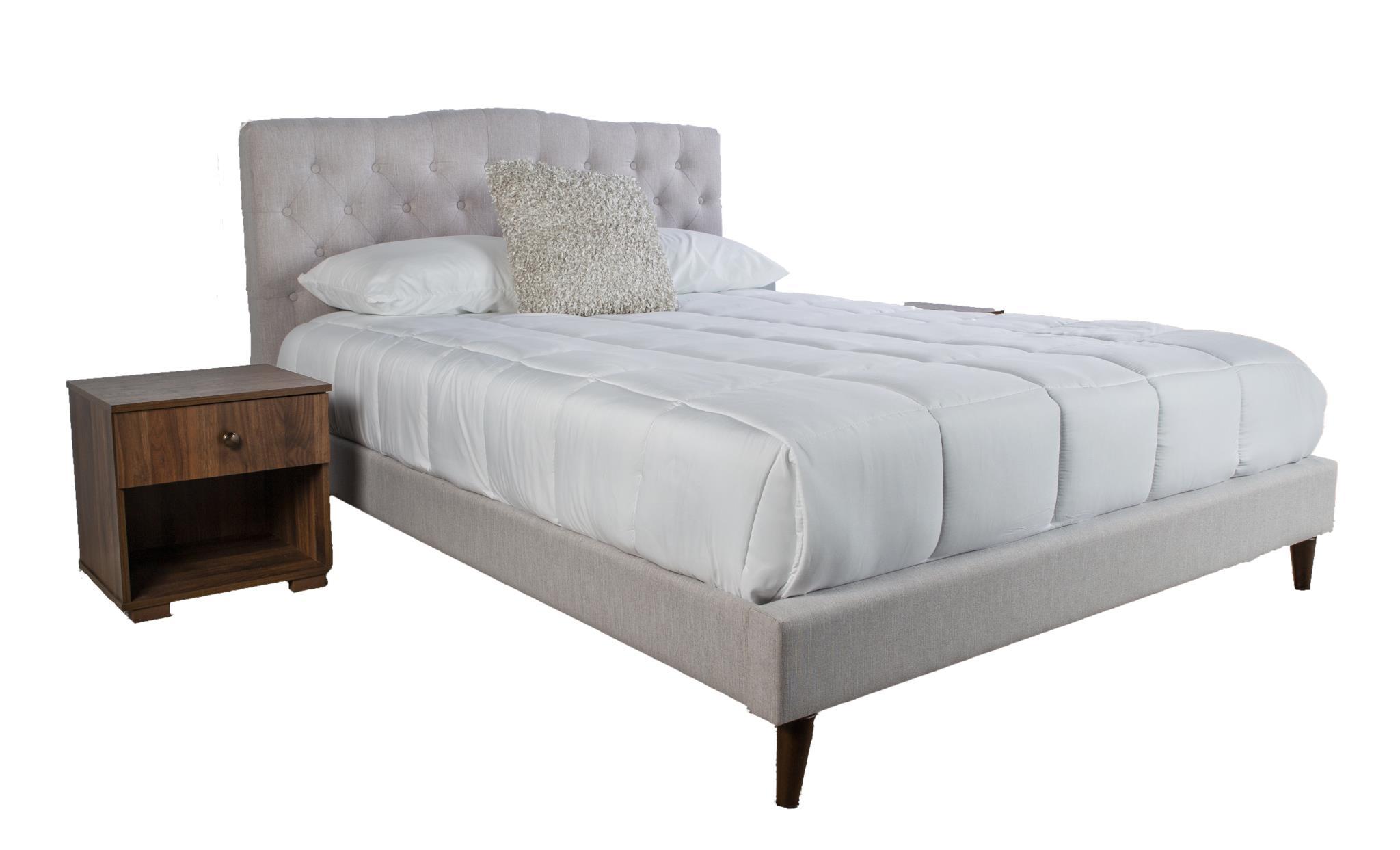 

    
Bernards Furniture Rachel 1180DS-105 Platform Bedroom Set Beige 1180DS-105HQN-3pcs
