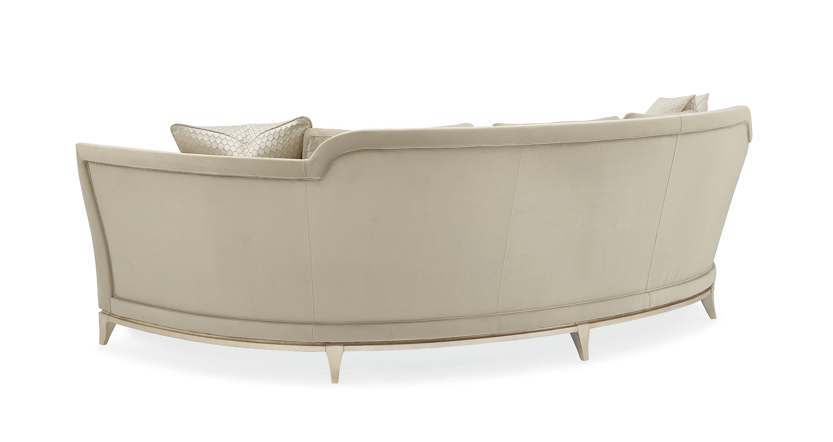 

        
Caracole Bend The Rules Sofa and 2 Chairs Beige Velvet 662896011586
