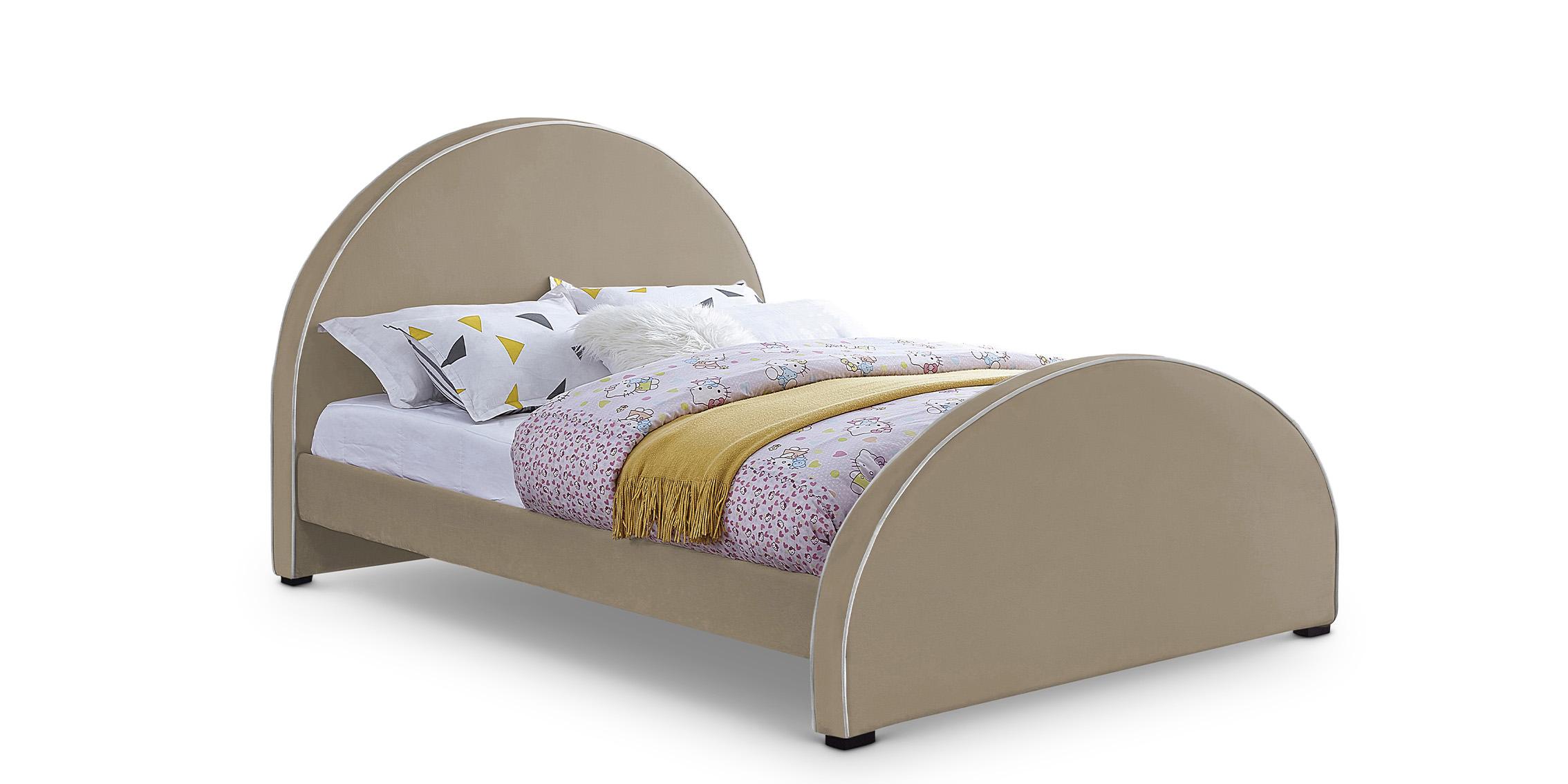

    
Beige Velvet Full Bed BRODY BrodyBeige-F Meridian Contemporary Modern
