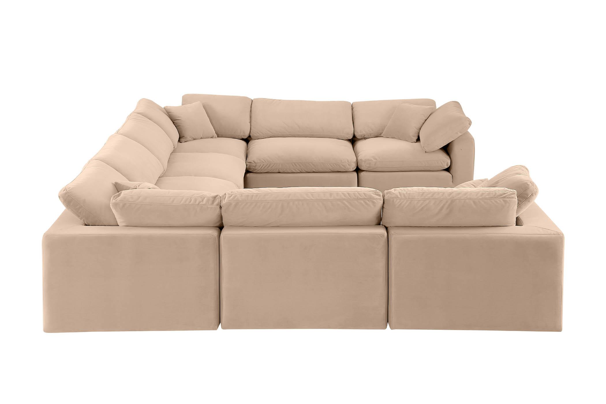 

        
Meridian Furniture 189Beige-Sec8A Modular Sectional Beige Velvet 094308290102
