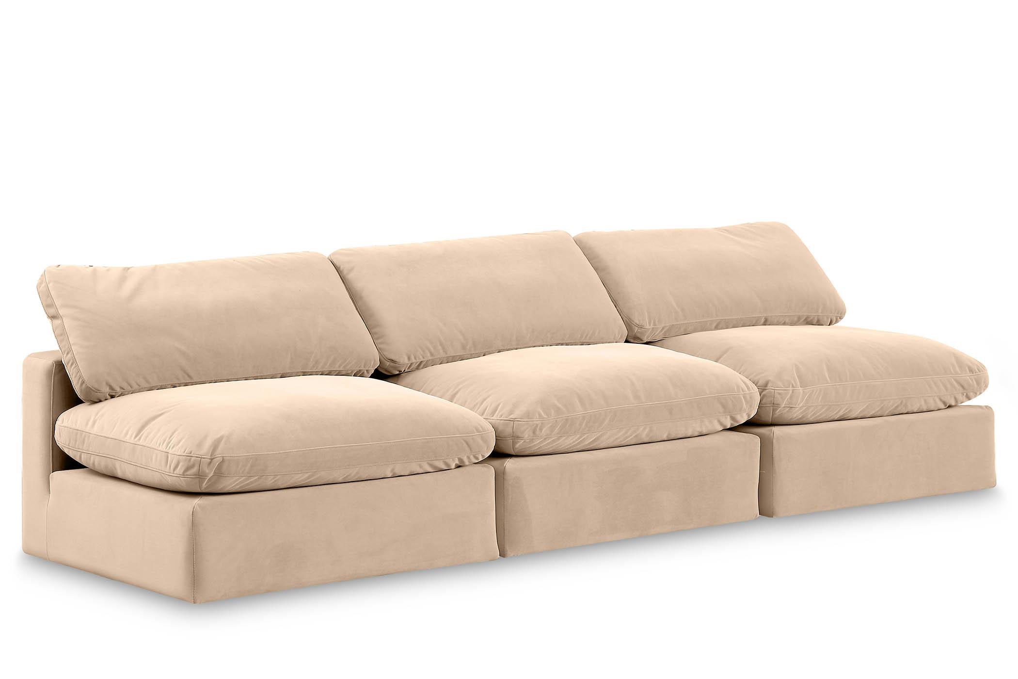 

    
Beige Velvet Modular Sofa COMFY 189Beige-S117 Meridian Contemporary Modern
