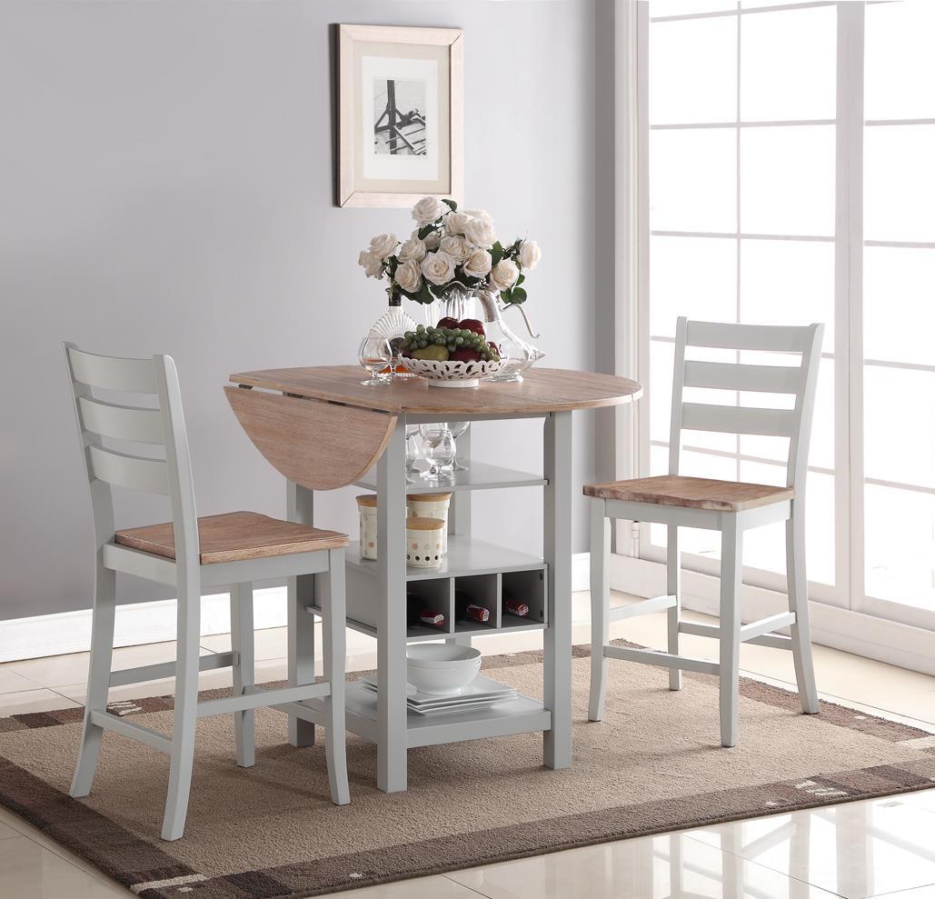 

    
Bernards Furniture RIDGEWOOD 5920 Drop Leaf Kitchen Table White/Beige 5920
