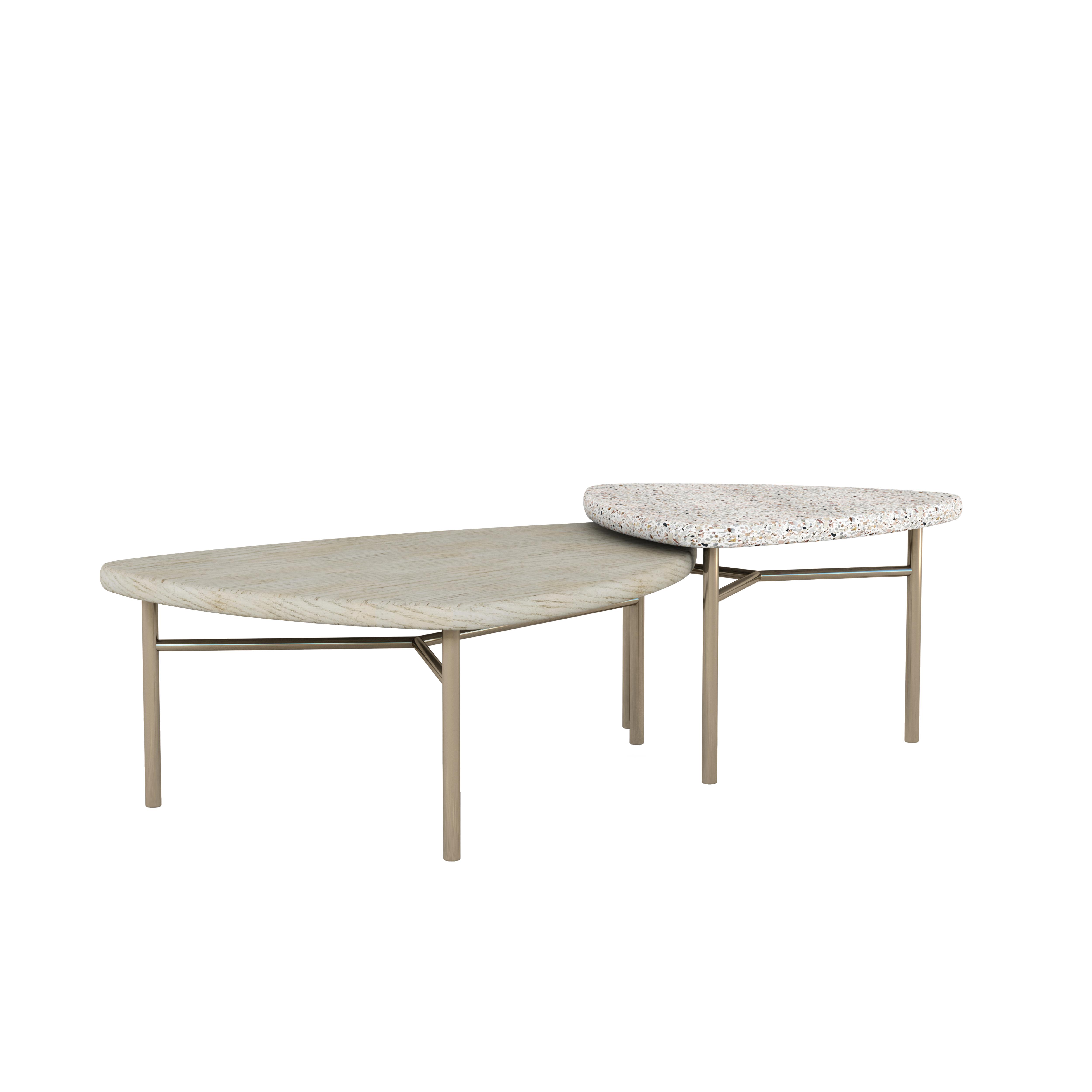 

    
Beige & White Wood Coffee Table by A.R.T. Furniture Cotiere

