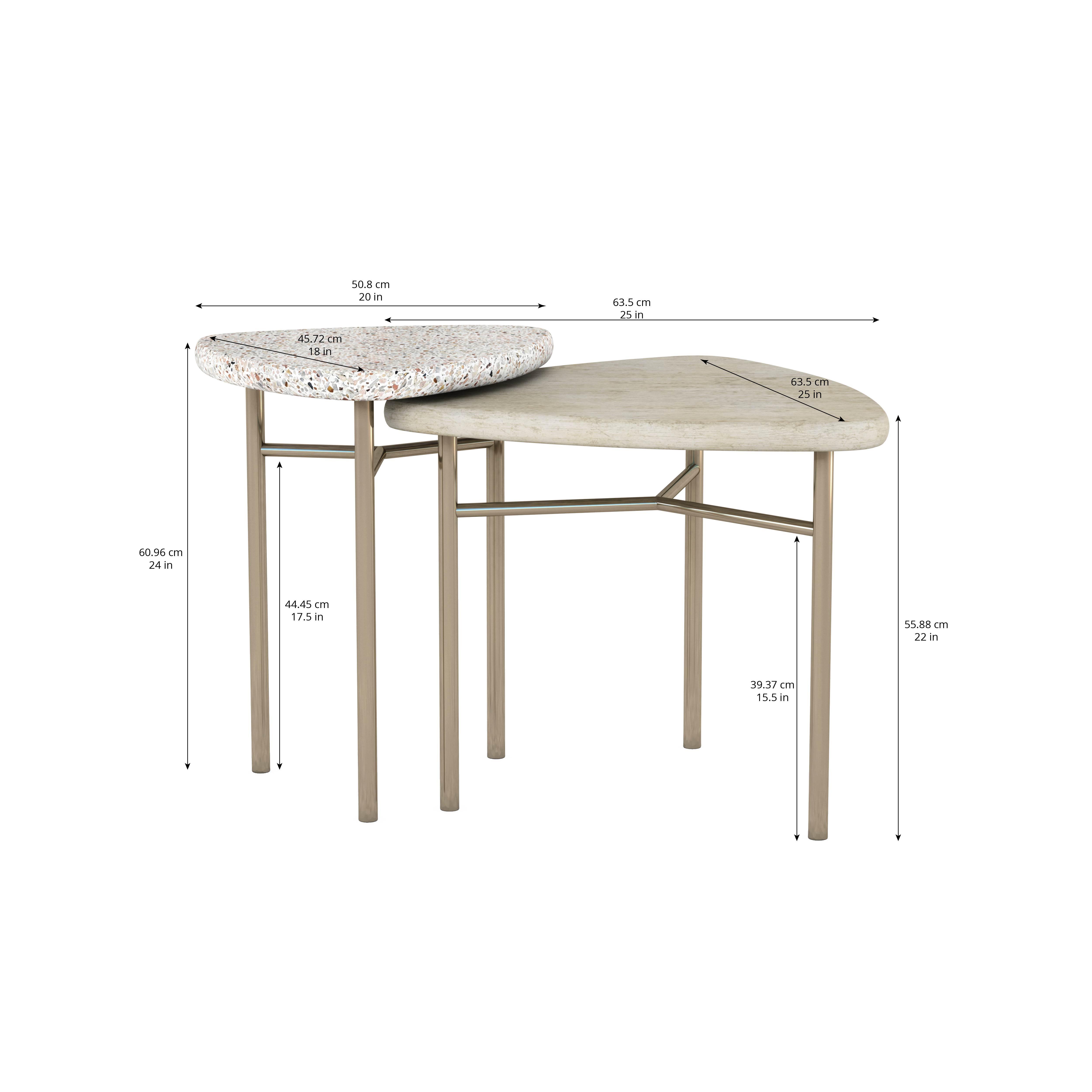 

    
Beige & White Wood End Table by A.R.T. Furniture Cotiere
