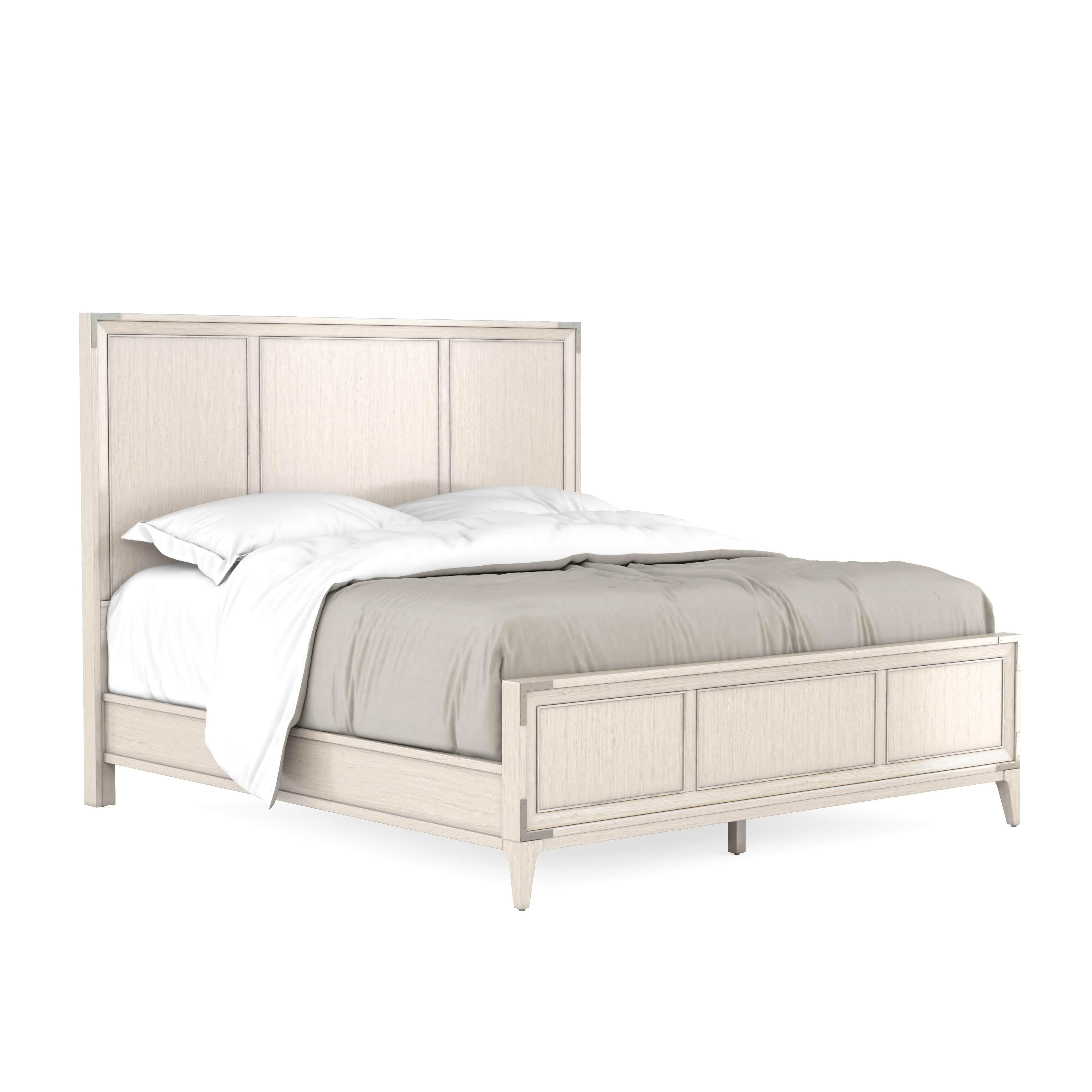 

    
Beige Wood King Size Panel Bed by A.R.T. Furniture Passport

