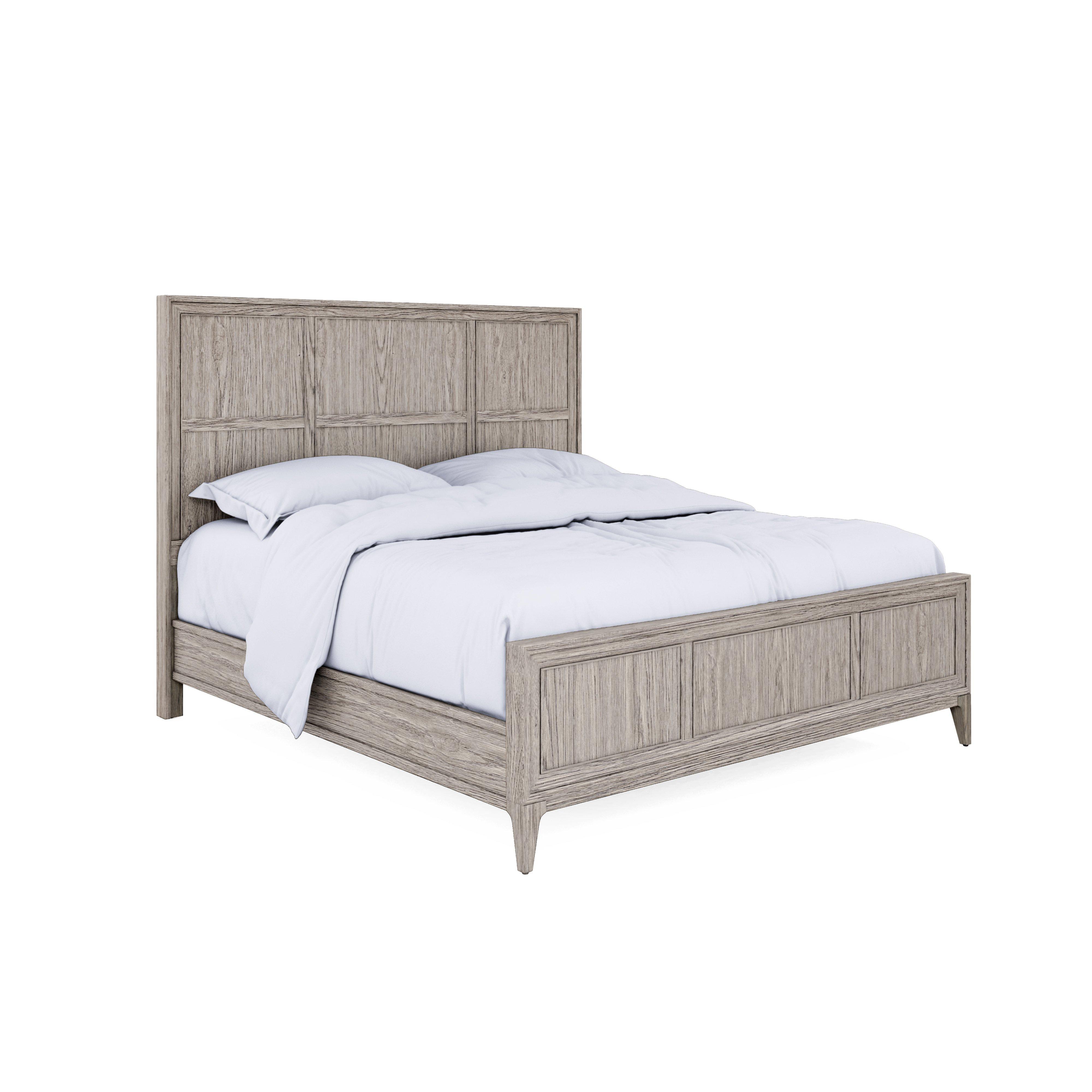 Traditional, Farmhouse Panel Bed Sojourn 316125-2311 in Beige 