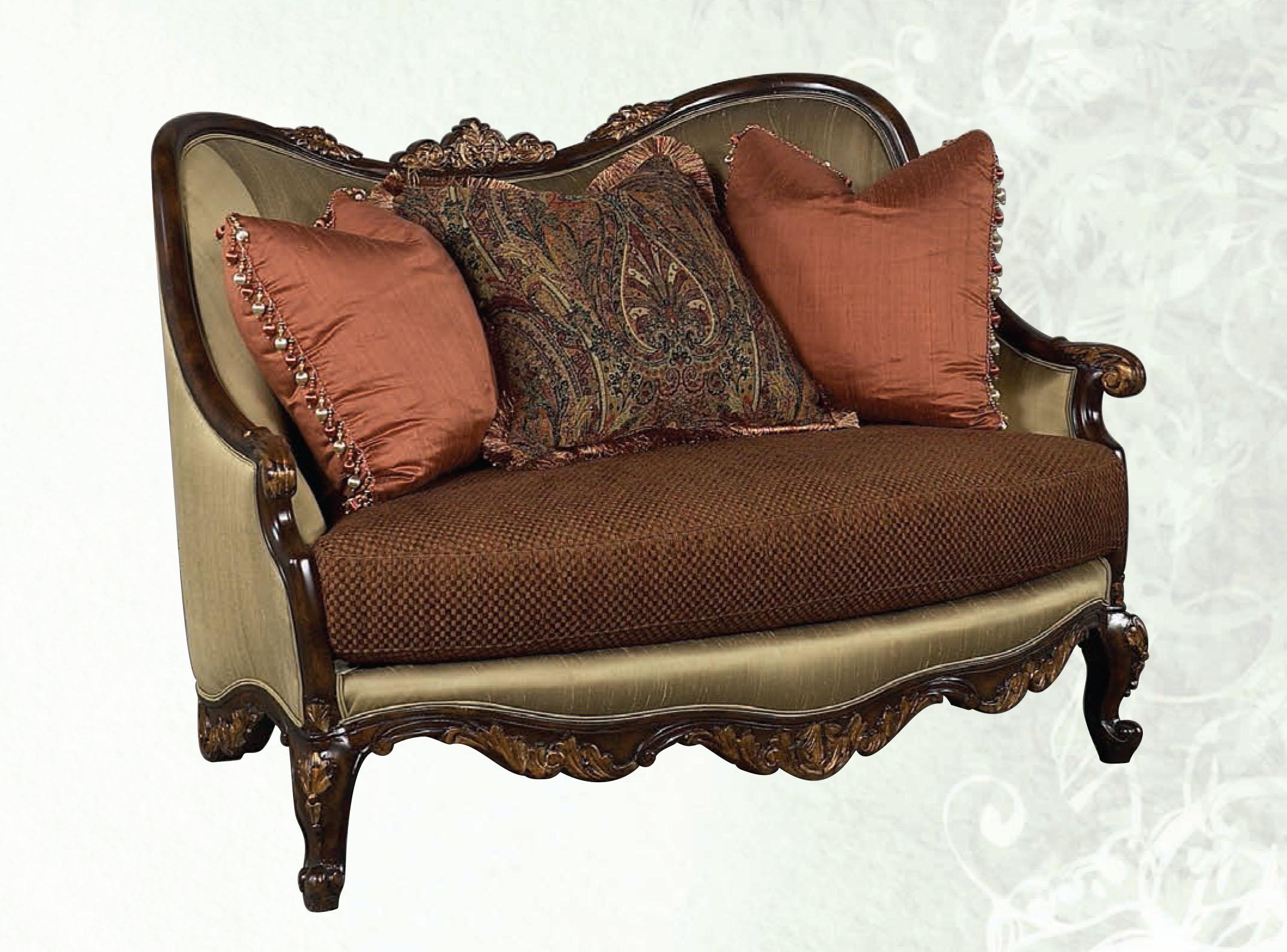

    
Luxury Silk Chenille Chair 1/2 & Chaise Lounge Set 2P Benetti's Abrianna Classic
