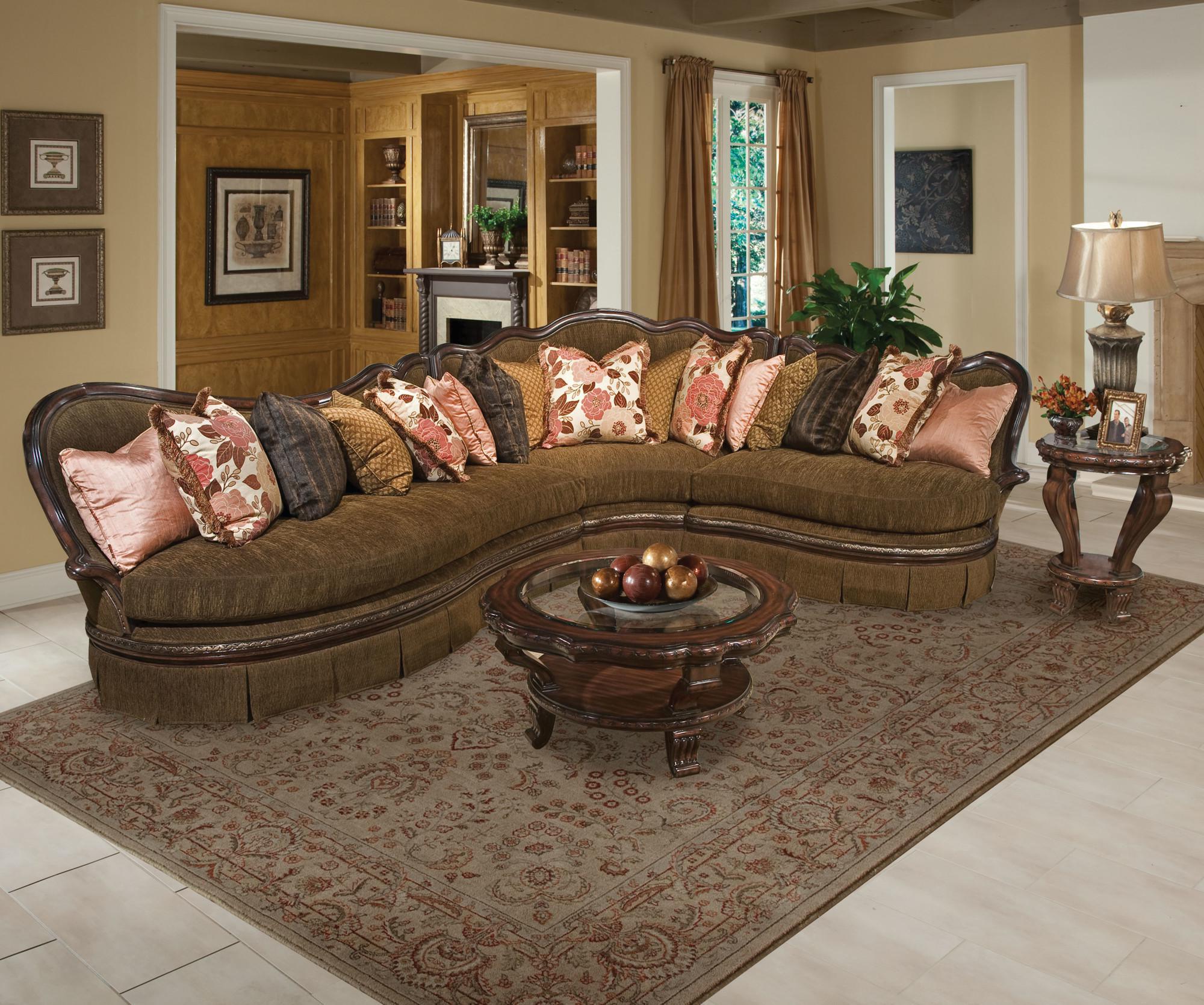 

    
Luxury Walnut Sectional Sofa LEFT Dark Brown Finish Sp Order Benetti's Bertina 11848
