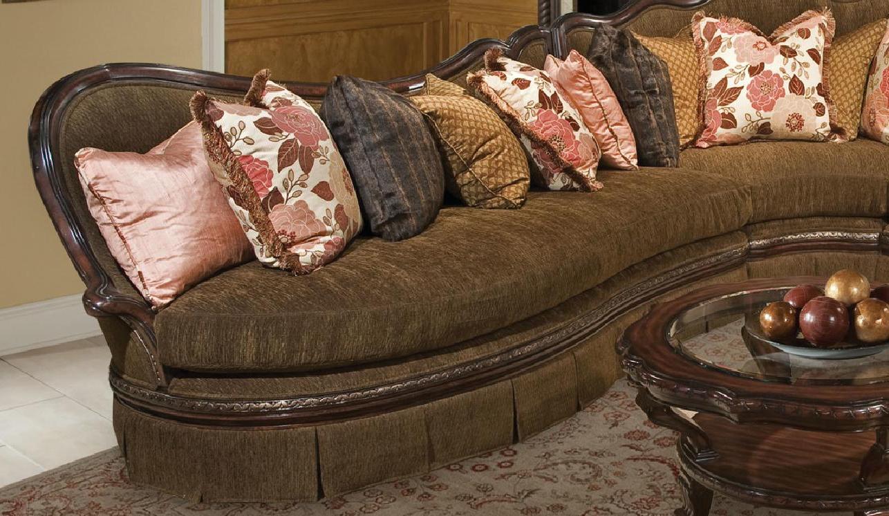 

    
Luxury Walnut Sectional Sofa LEFT Dark Brown Finish Sp Order Benetti's Bertina 11848
