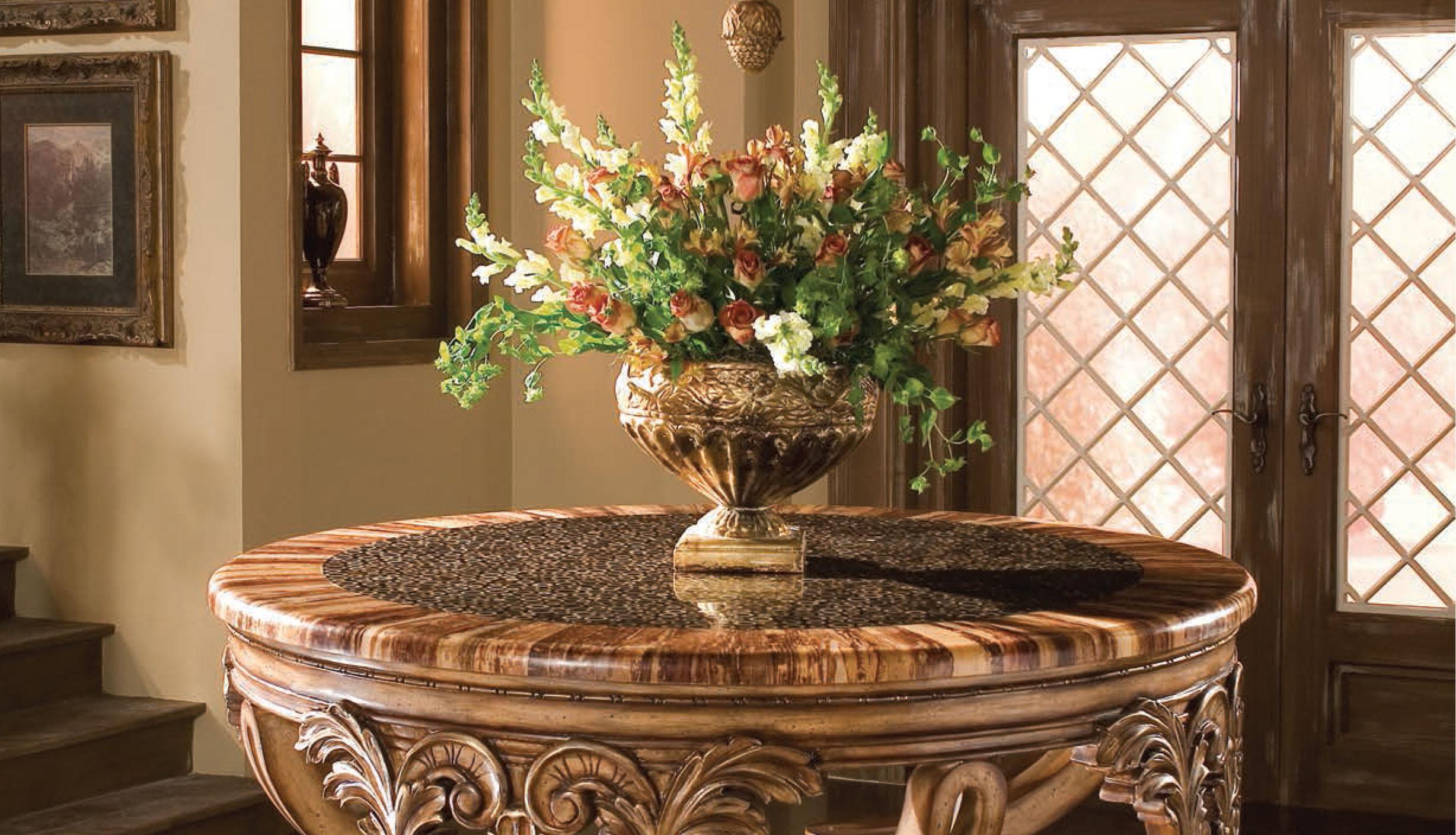 

    
Benetti Furniture Dynasty Foyer Table Walnut/Dark Brown/Light Walnut Benetti&#039;s-Dynasty
