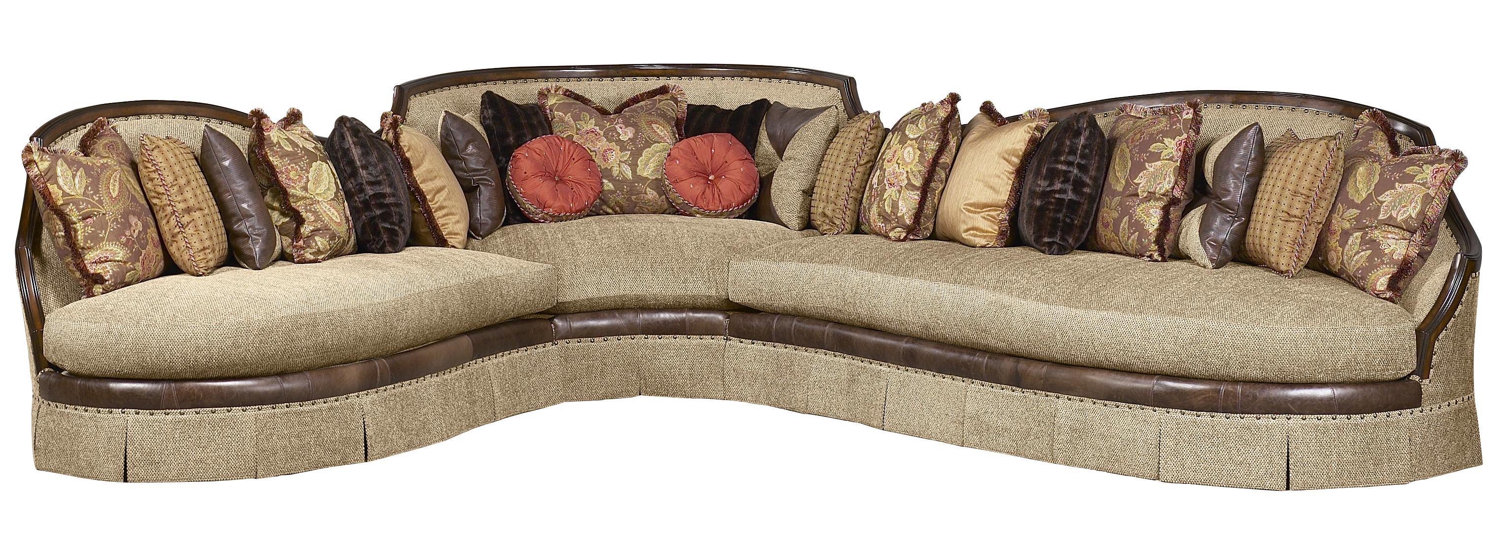 

    
Luxury Walnut Wood Beige Fabric Curved Sectional Sofa Benetti's Ferrara RIGHT 11934

