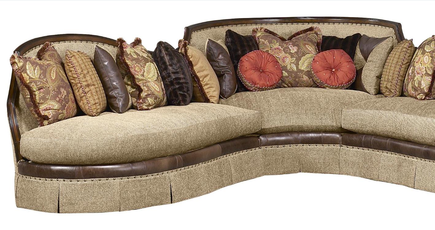 

    
Luxury Walnut Wood Beige Fabric Curved Sectional Sofa Benetti's Ferrara RIGHT 11934
