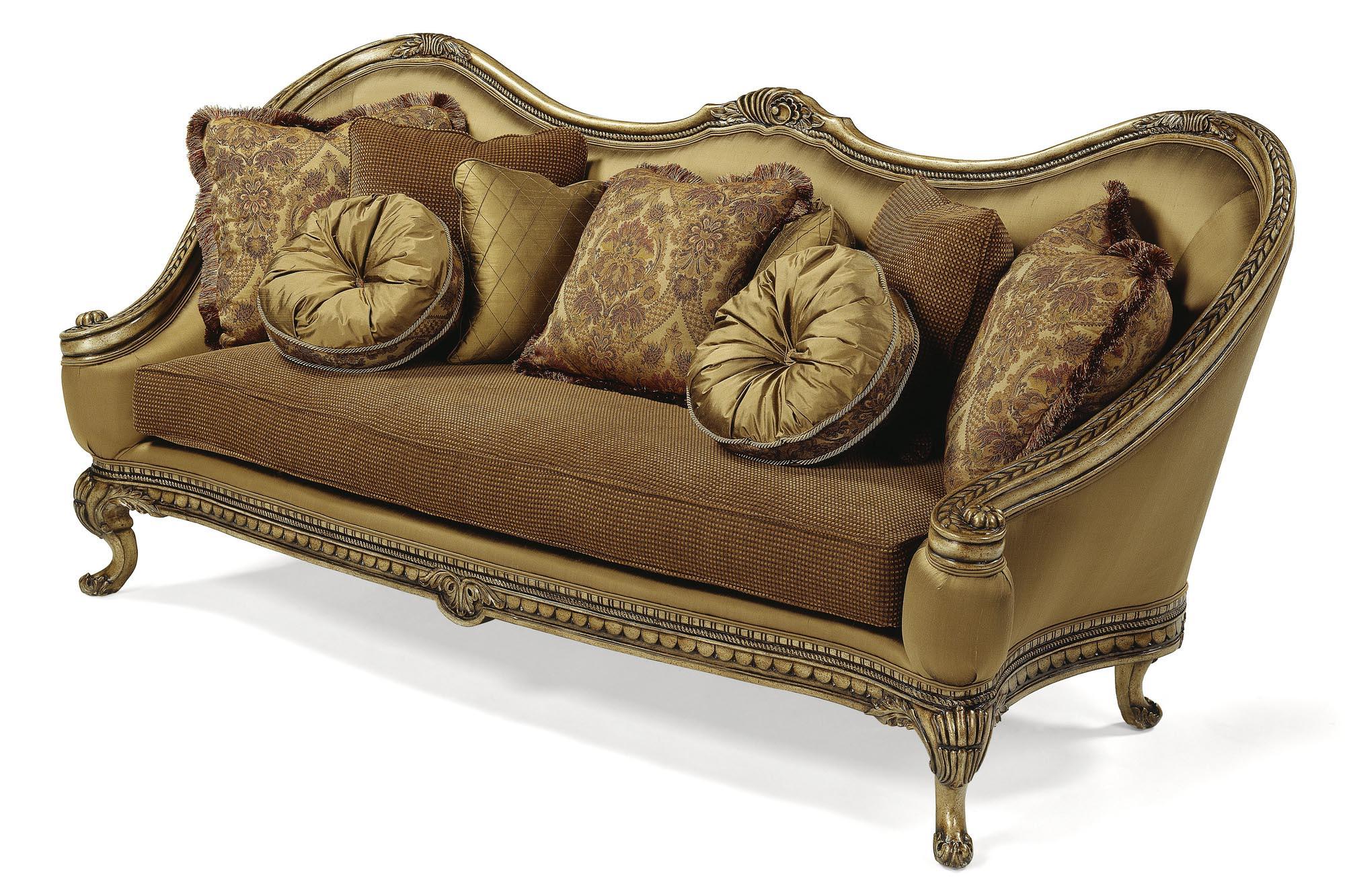 

                    
Buy Benetti's Maribella Luxury Exposed Wood Light Brass Antique Style Sofa Set 2Pcs
