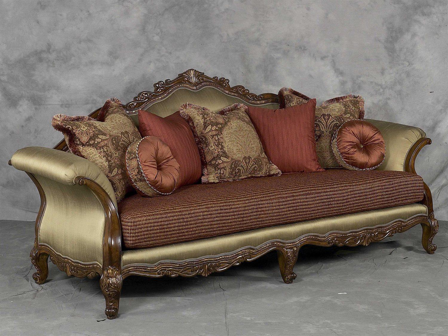 

    
Luxury Silk Chenille Solid Wood Formal Sofa Set 3Pcs Benetti's Regalia Classic
