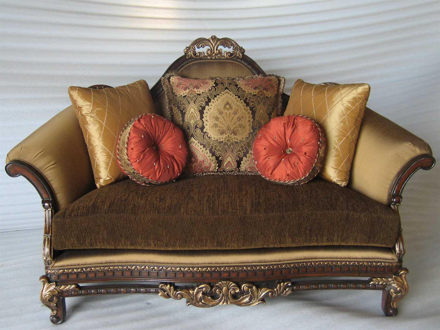 

                    
Benetti Furniture Sicily Sofa Loveseat Brown/Walnut/Golden Beige Chenille Purchase 
