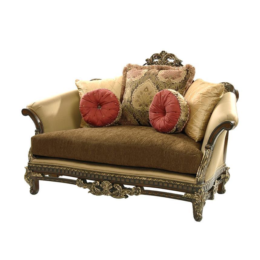 

    
 Order  Luxury Silk Chenille Solid Wood Formal Sofa Set 3Pcs Benetti's Sicily Classic
