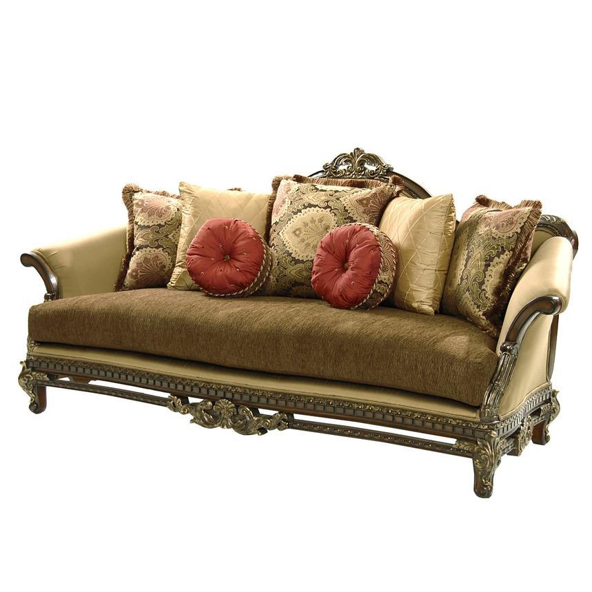 

    
Benetti Furniture Sicily Sofa Loveseat Chair Cocktail Table and End Table Brown/Walnut/Golden Beige Benetti&#039;s-Sicily-Set-5
