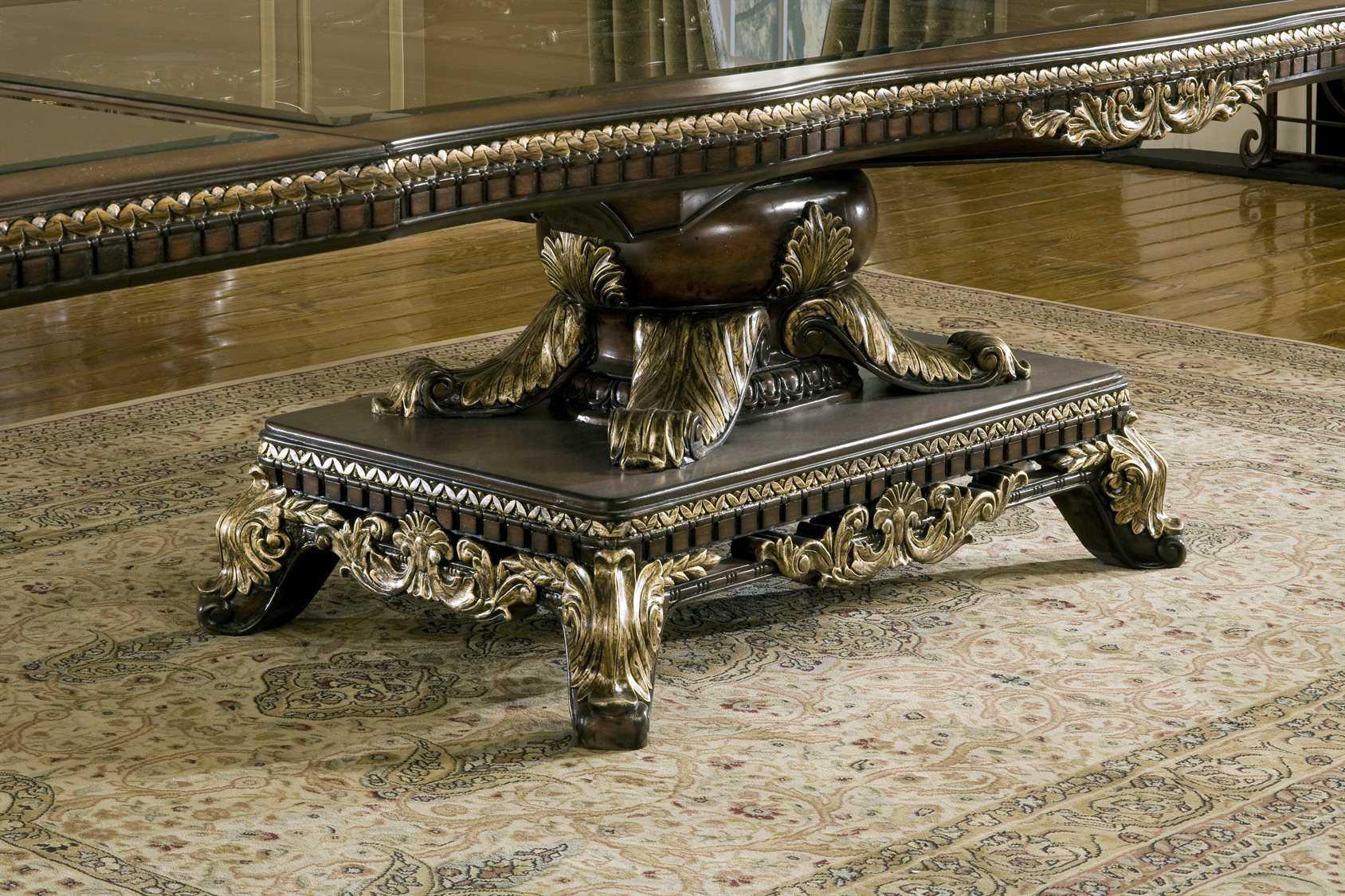

    
Benetti Furniture Sicily Dining Table Set Gold/Walnut/Dark Brown Benetti&#039;s-Sicily-Set-9
