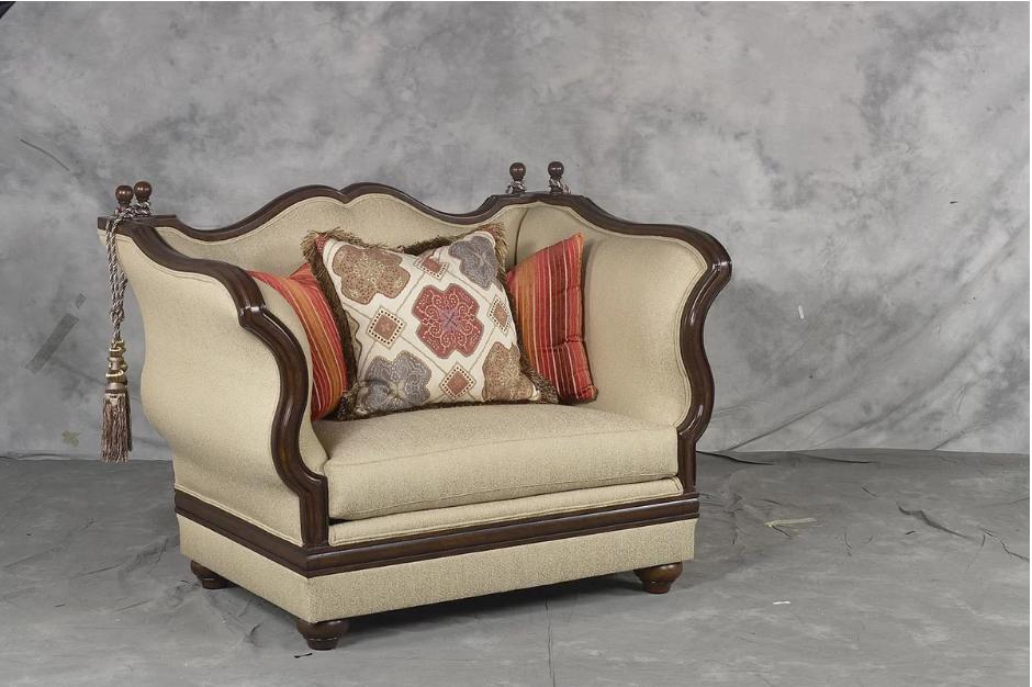 

    
Benetti Furniture Renata Sofa Chair 1/2 Cream/Dark Brown/Beige Benetti&#039;s-Renata-Set-2
