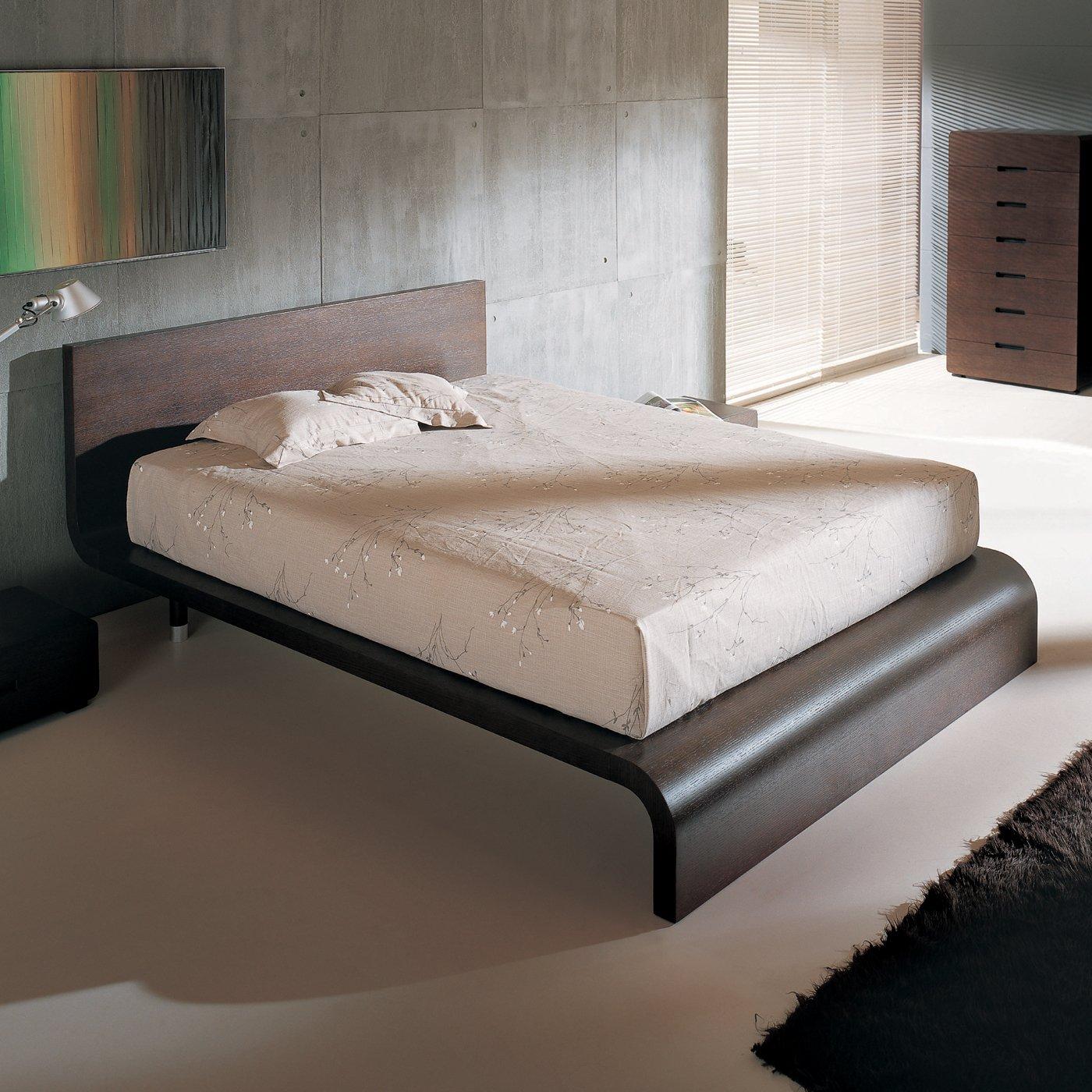 Contemporary Platform Bedroom Set Cosmo BHF-Cosmo-Wenge-Queen-Set-5 in Wenge 