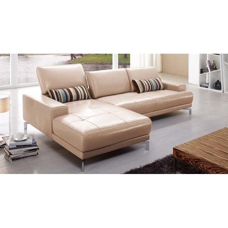 Contemporary Sectional Sofa Urban BH-Taupe-Urban-Left in Taupe Leather
