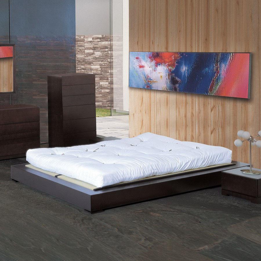 Contemporary Platform Bedroom Set Zen BHF-Zen-King-Set-3 in Espresso 