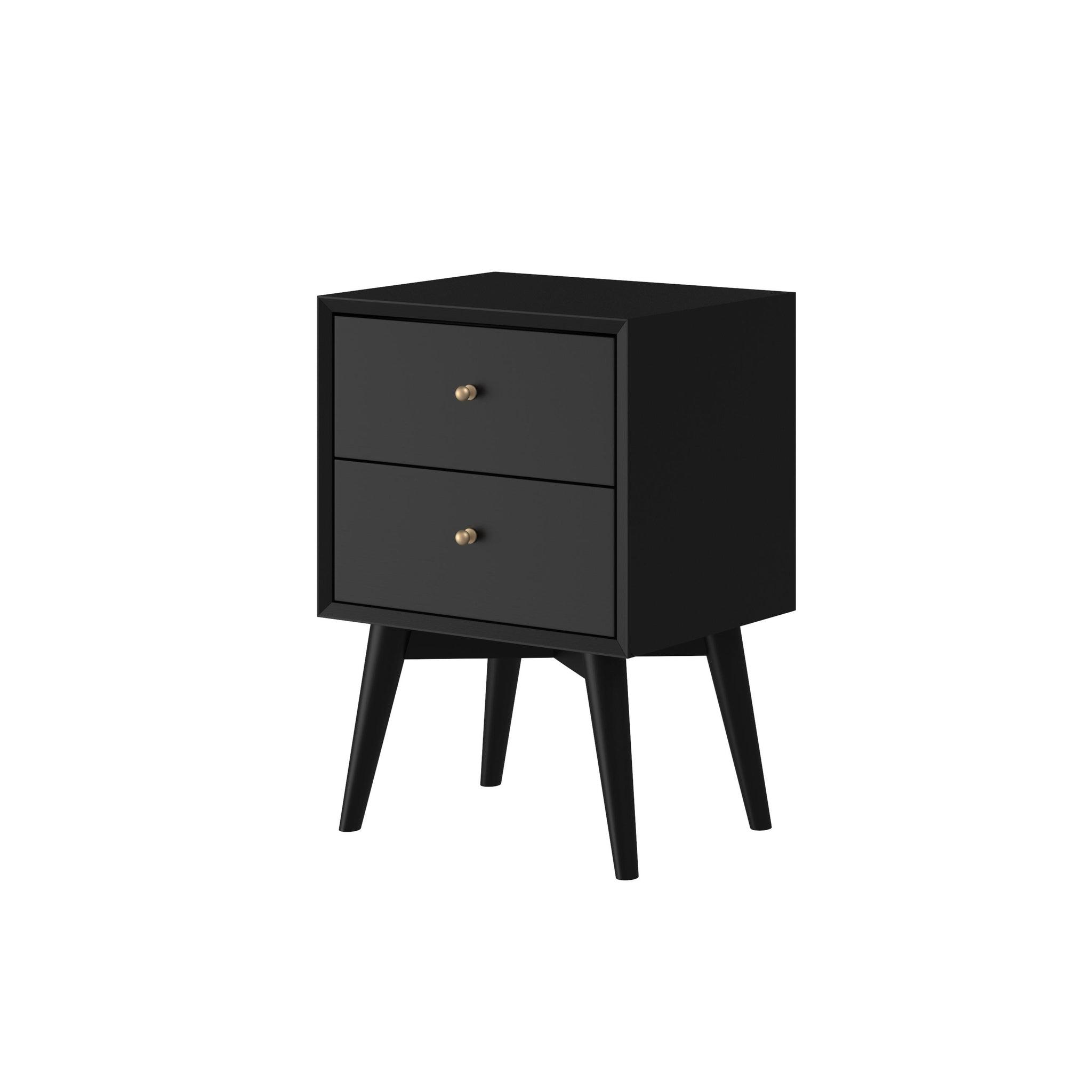 

        
Alpine Furniture Flynn Nightstand Set Black  840108501494
