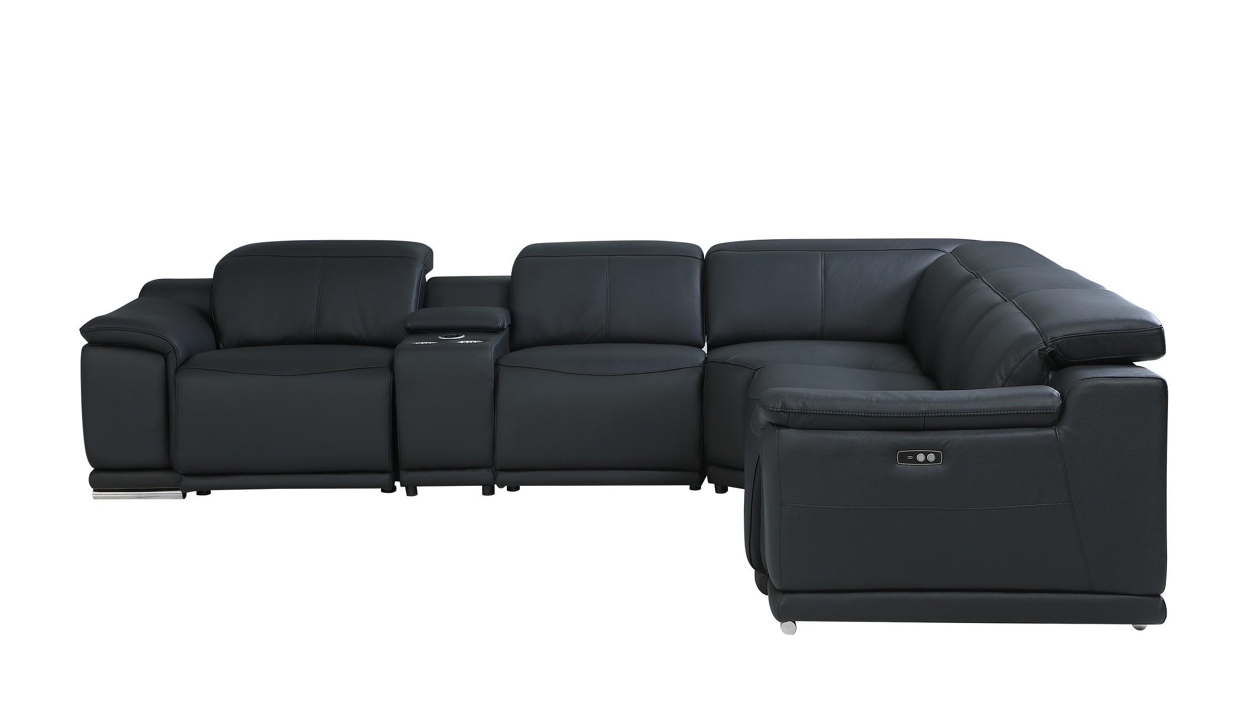 

    
9762-BLACK-3PWR-6PC Global United Reclining Sectional
