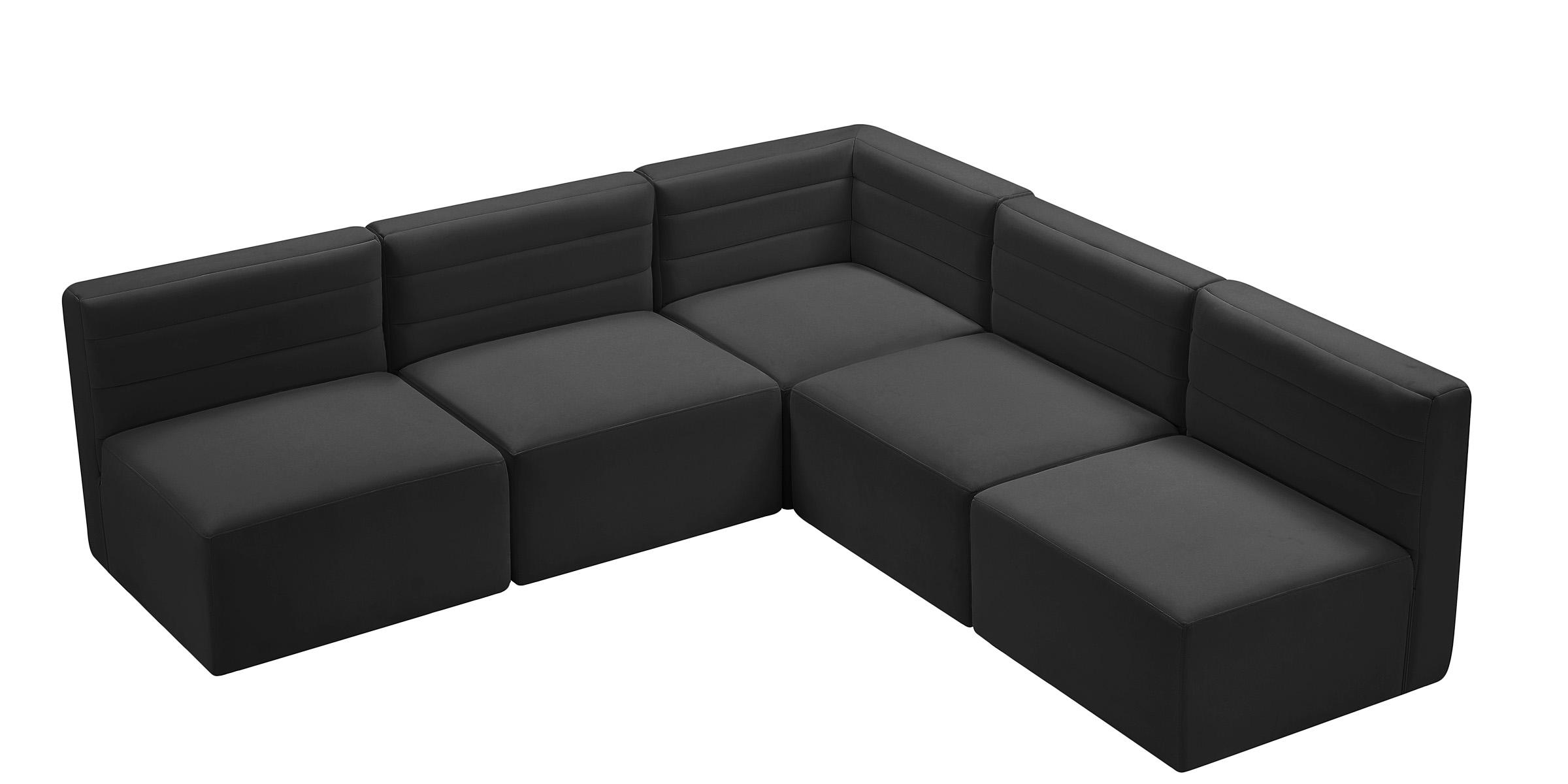 

    
Meridian Furniture Quincy 677Black-Sec5B Modular Sectional Sofa Black 677Black-Sec5B
