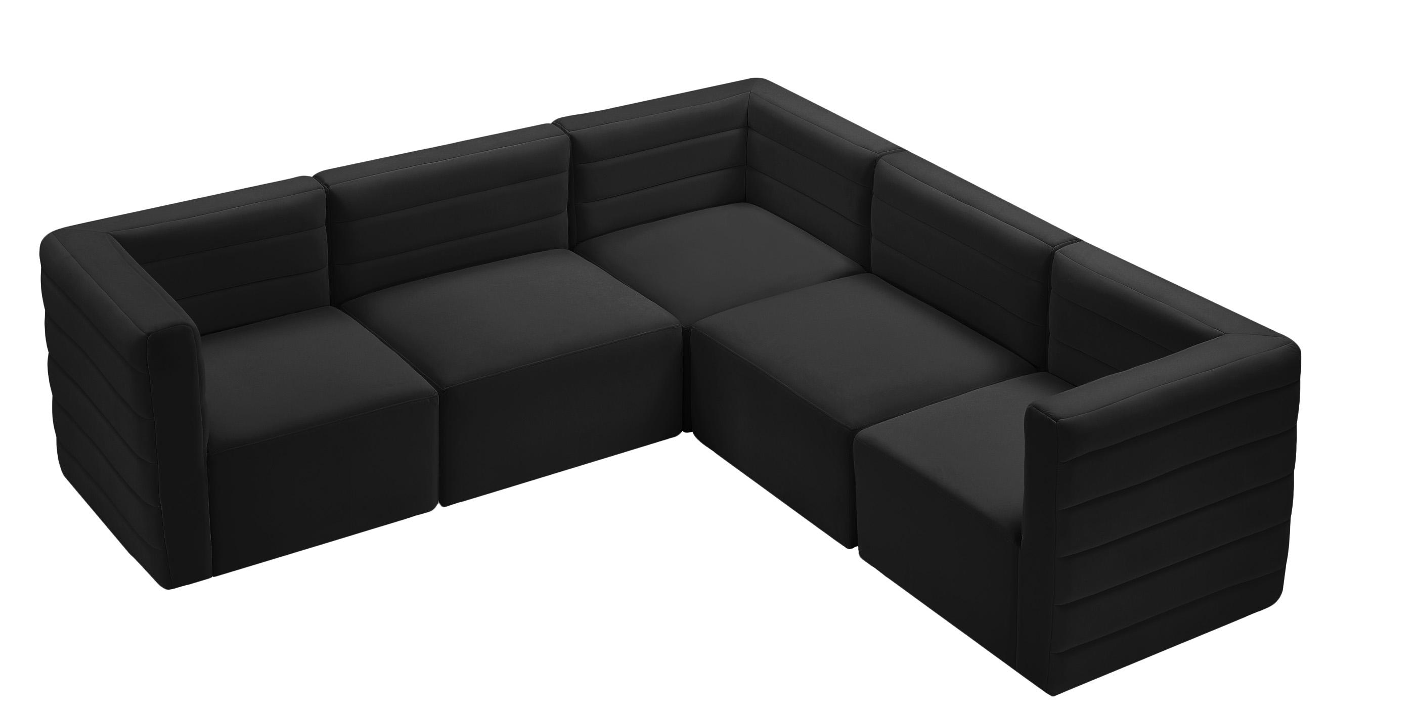 

    
Meridian Furniture Quincy 677Black-Sec5C Modular Sectional Sofa Black 677Black-Sec5C
