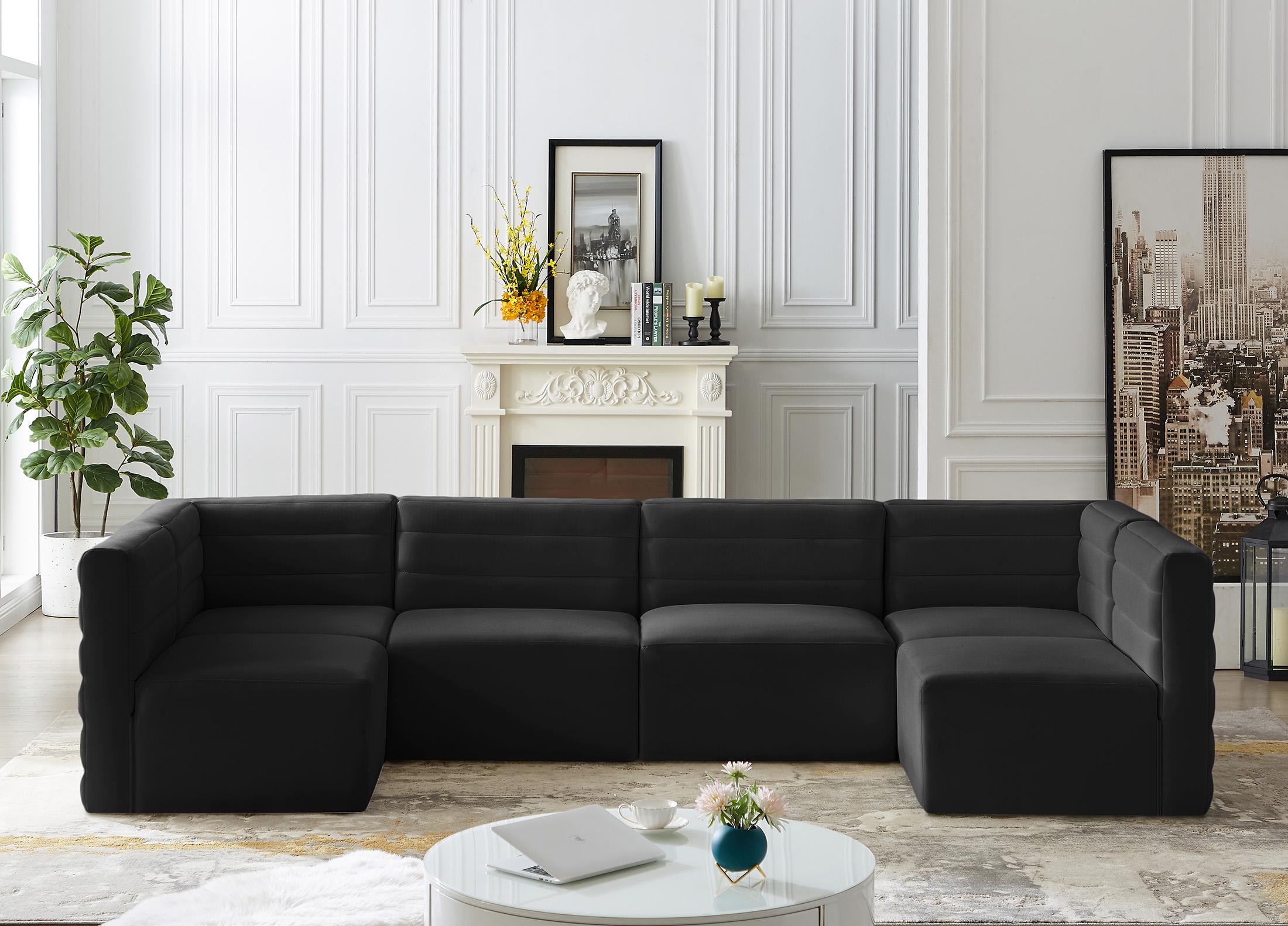

    
Meridian Furniture Quincy 677Black-Sec6B Modular Sectional Sofa Black 677Black-Sec6B
