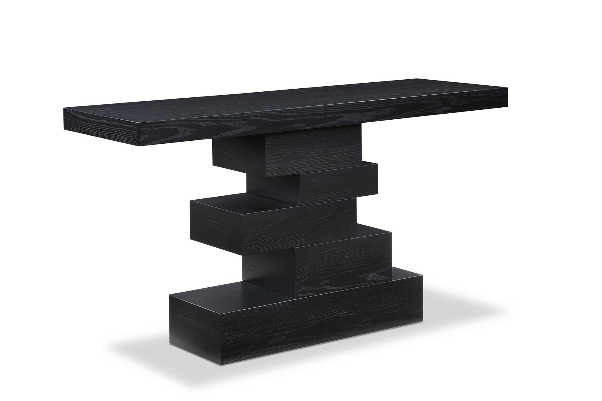 Contemporary, Modern Console Table WESTMOUNT 499Black-S 499Black-S in Black 