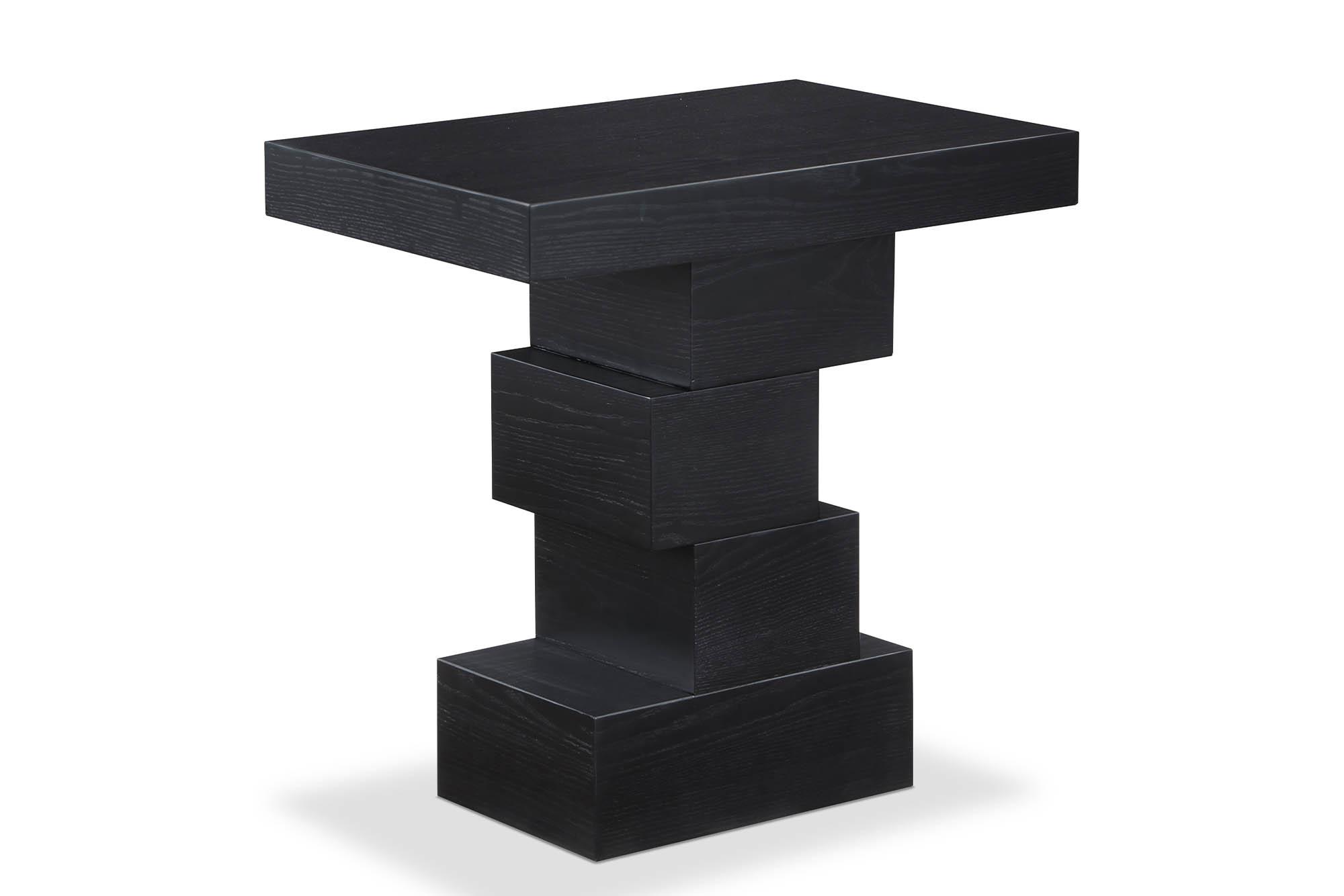 

    
Black Art Deco End Table WESTMOUNT 499Black-ET Meridian Contemporary
