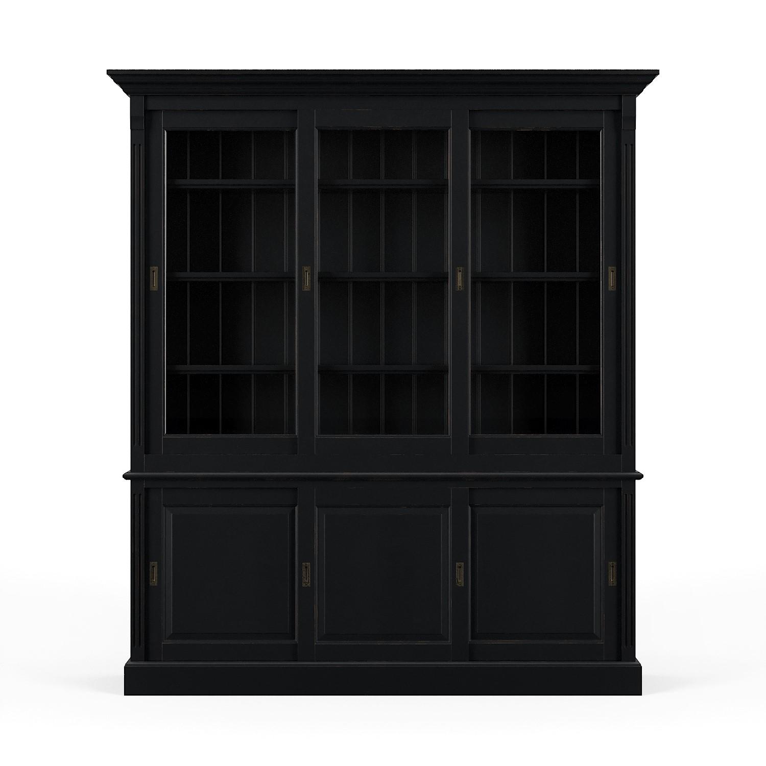 

    
Home Office BLACK BHD Hudson 88"Bookcase w/Sliding Doors Bramble 25975 Sp Order
