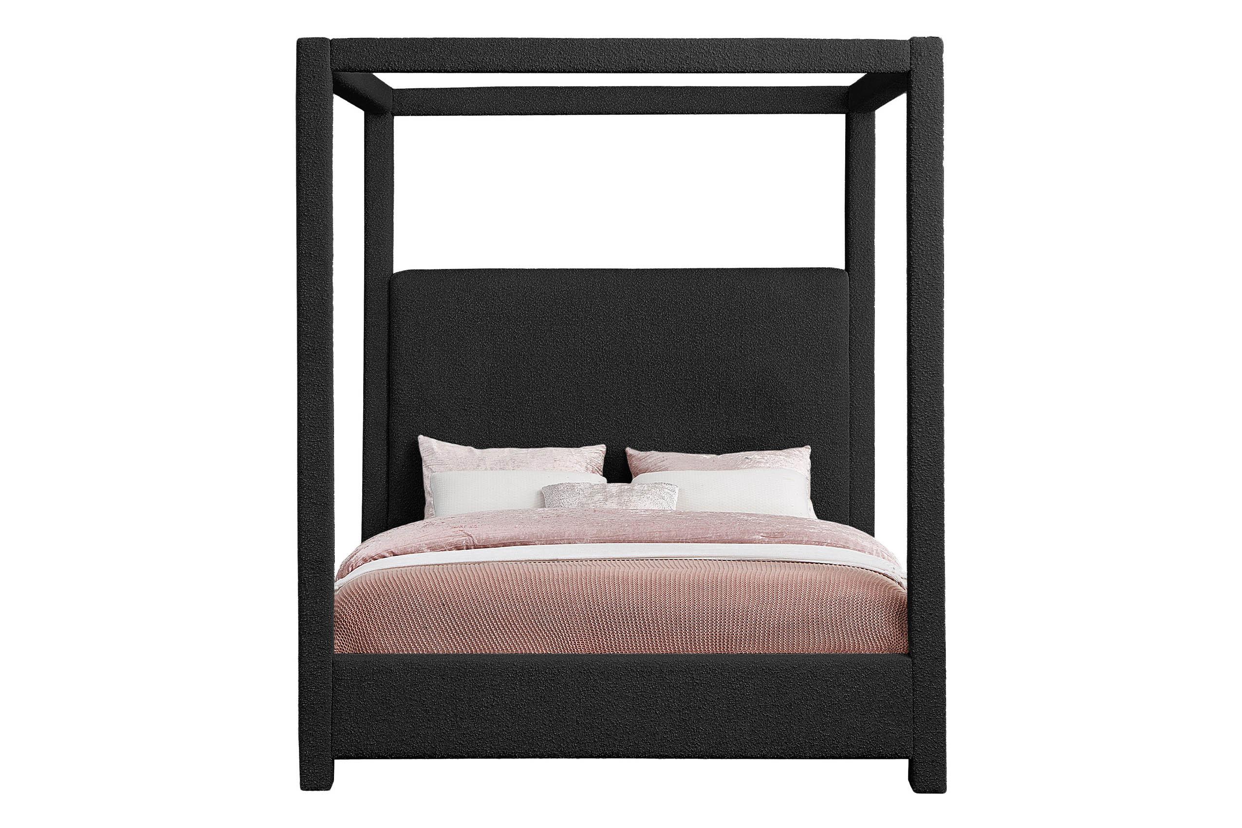 

        
Meridian Furniture EdenBlack-K Platform Bed Black Boucle 094308310886
