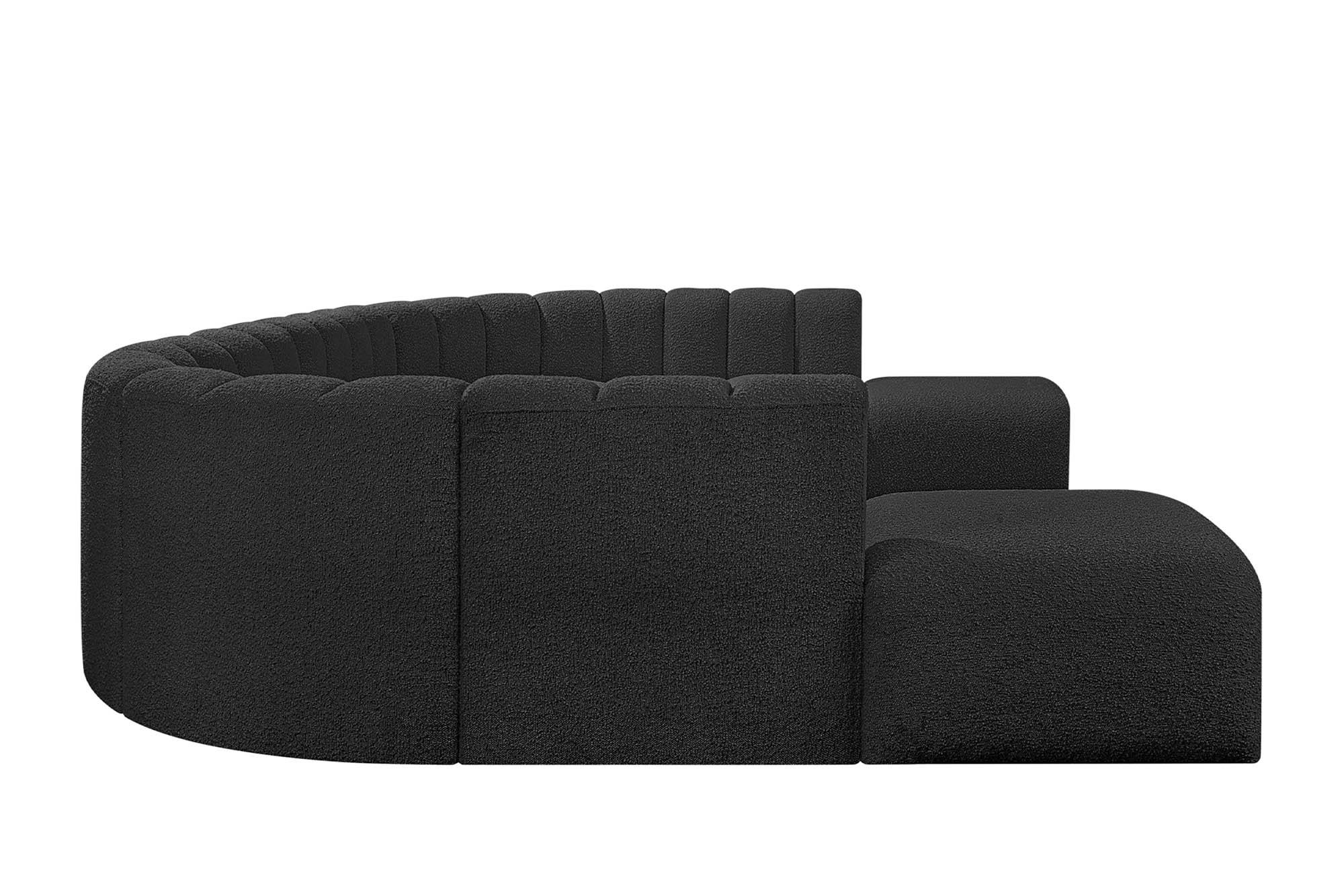 

    
102Black-S10A Meridian Furniture Modular Sectional Sofa
