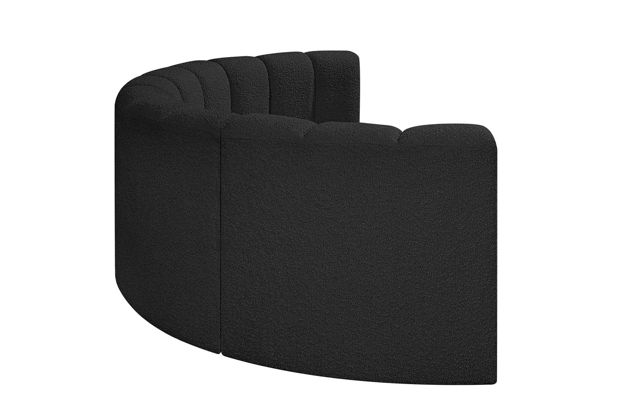 

    
102Black-S4C Meridian Furniture Modular Sectional Sofa
