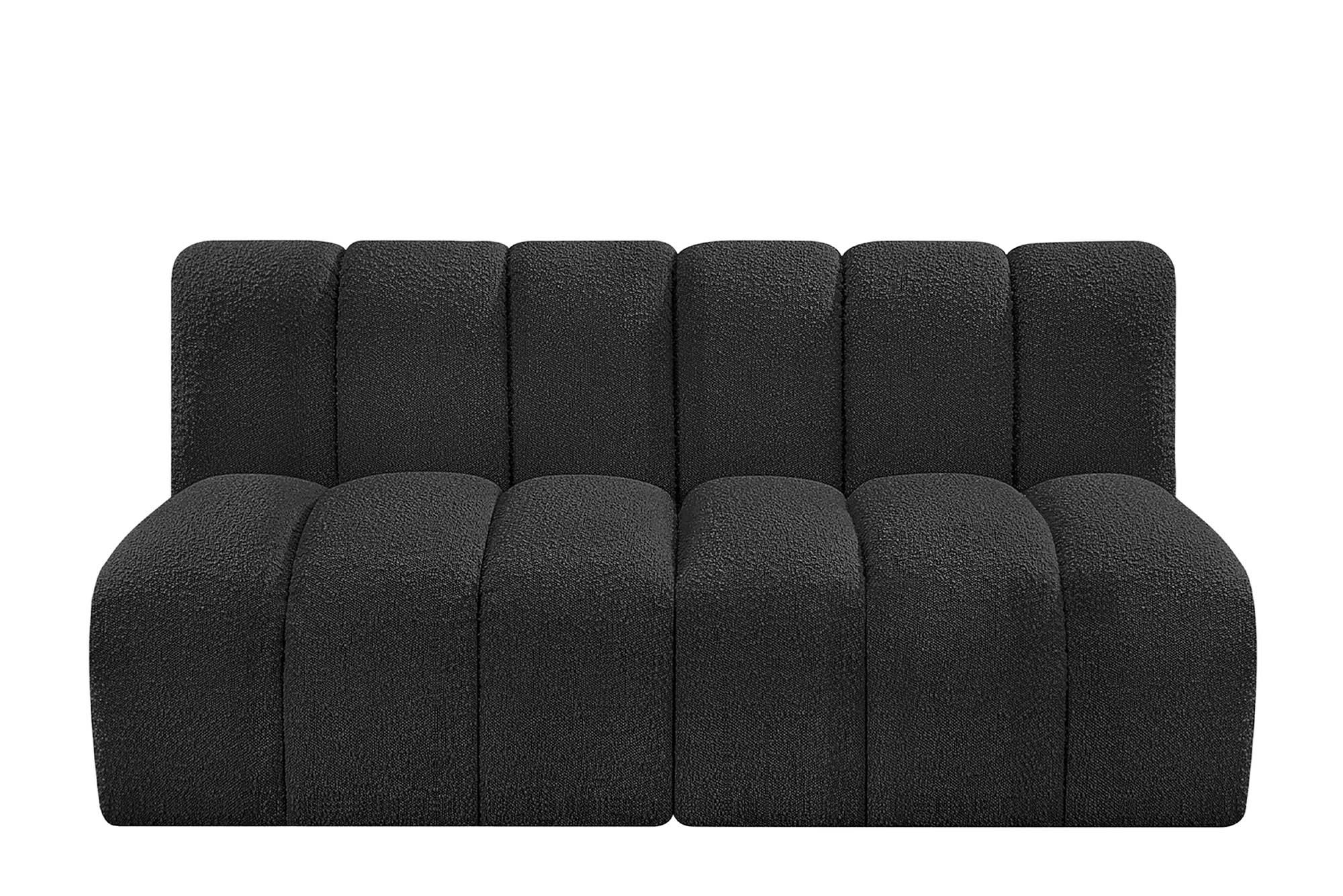 

        
Meridian Furniture ARC 102Black-S2A Modular Sofa Black Boucle 094308297156
