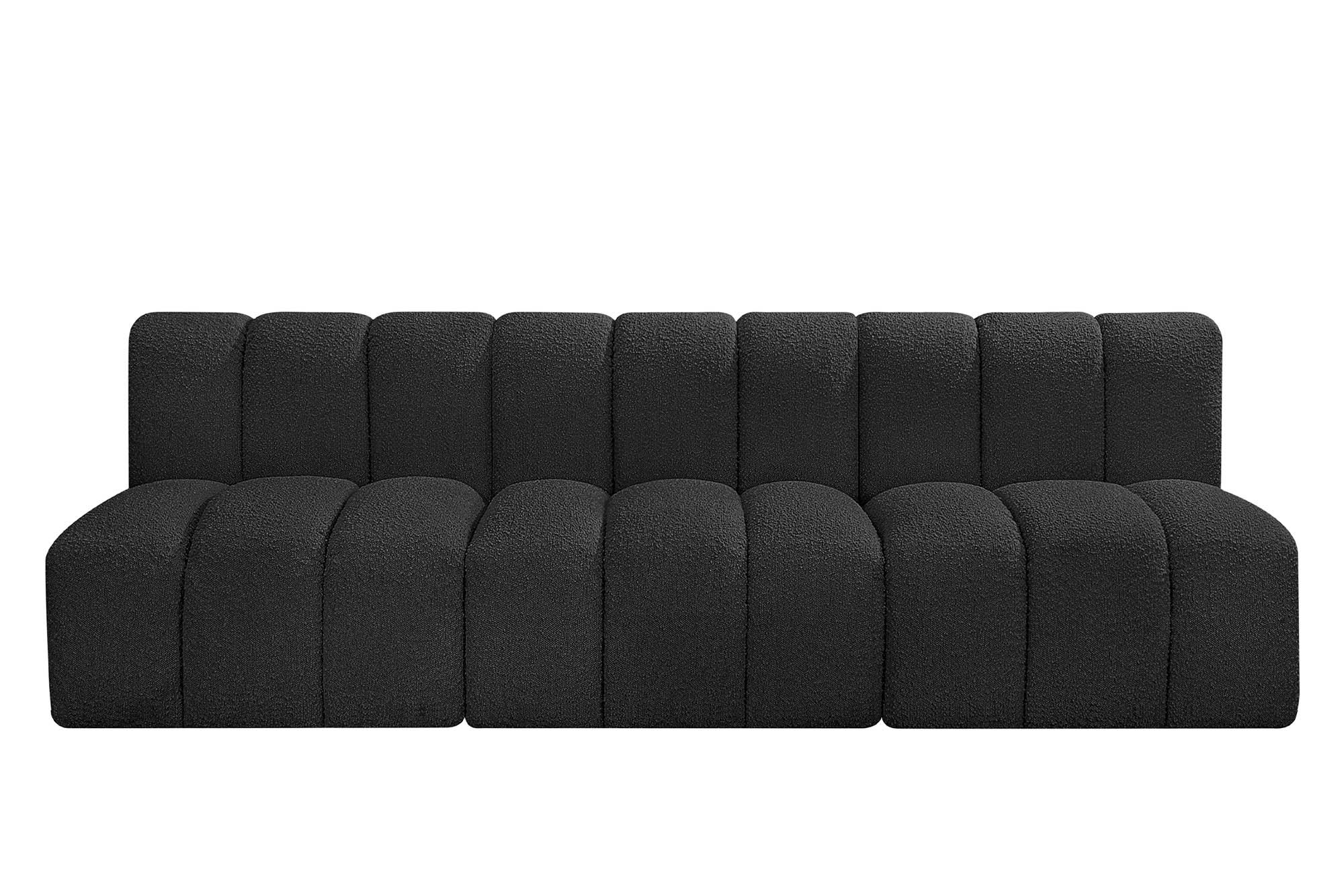 

        
Meridian Furniture ARC 102Black-S3F Modular Sofa Black Boucle 094308297224
