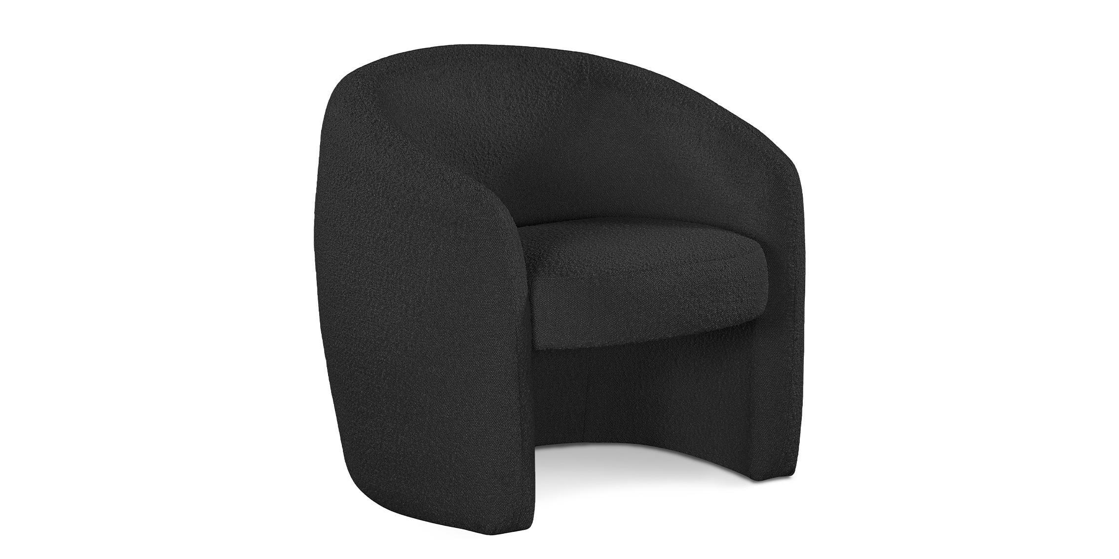 Contemporary, Modern Accent Chair ACADIA 543Black 543Black in Black 