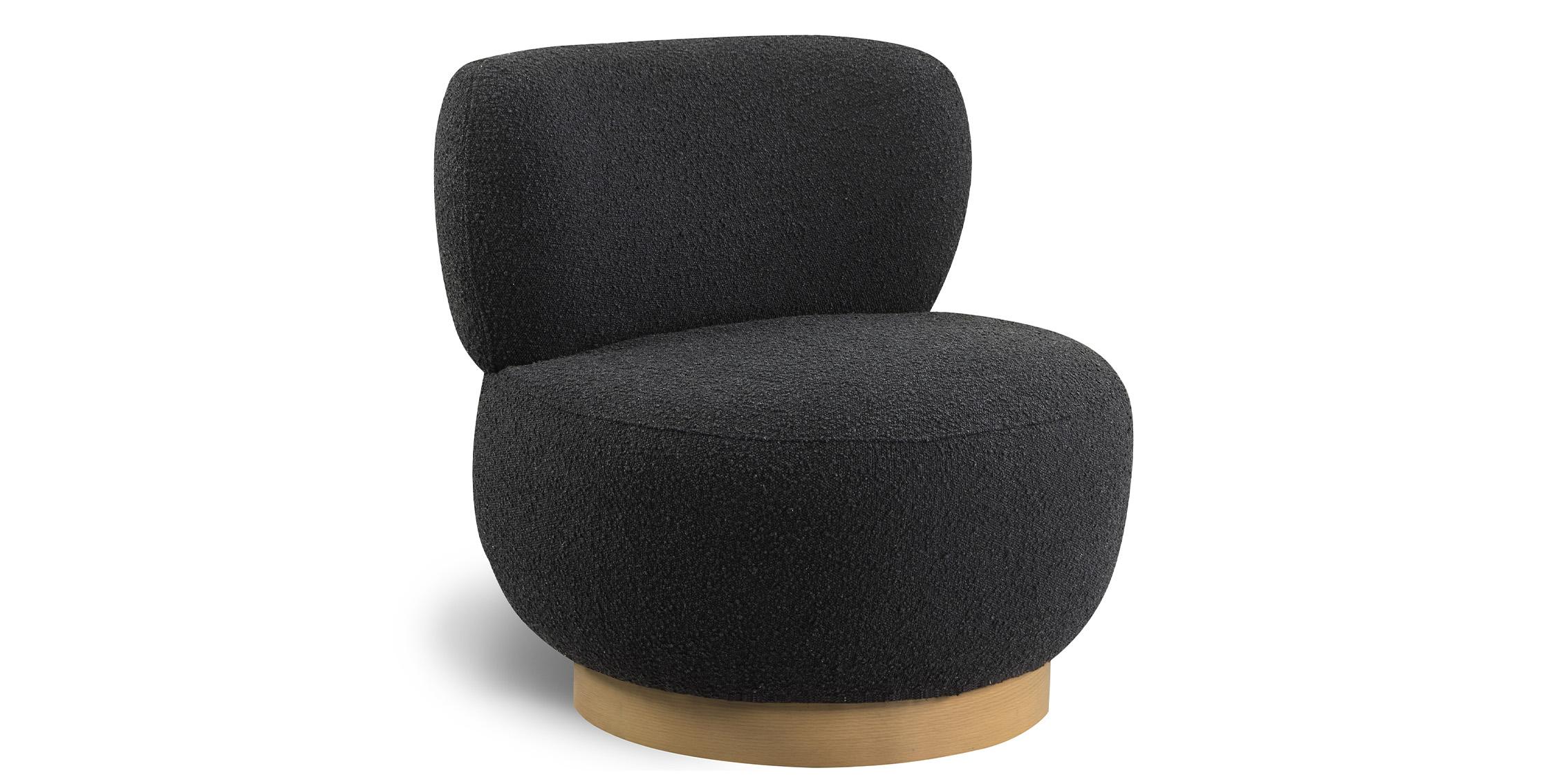 

    
Black Boucle Fabric Accent Chair CALAIS 556Black Meridian Mid-Century Modern

