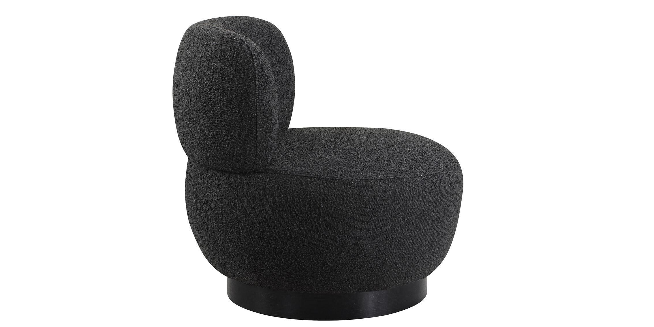 

        
Meridian Furniture CALAIS 557Black Accent Chair Black Boucle Fabric 094308274003

