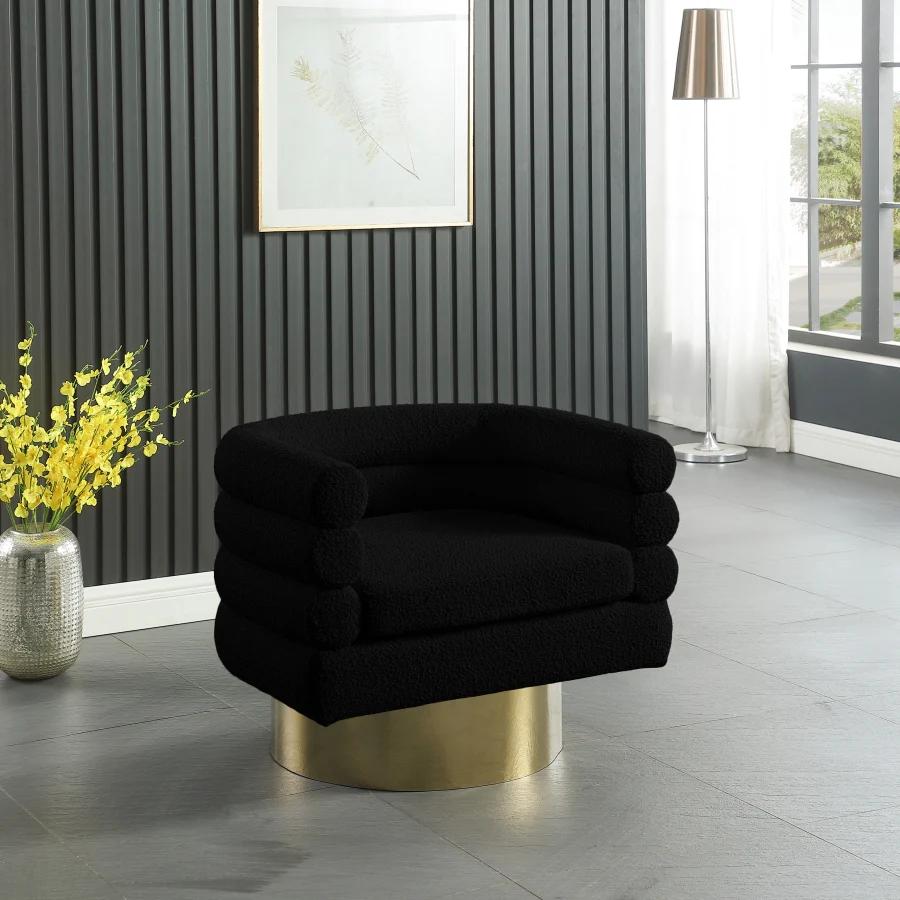 

        
Meridian Furniture TESSA 544Black Accent Chair Set Black Boucle Fabric 94308265308
