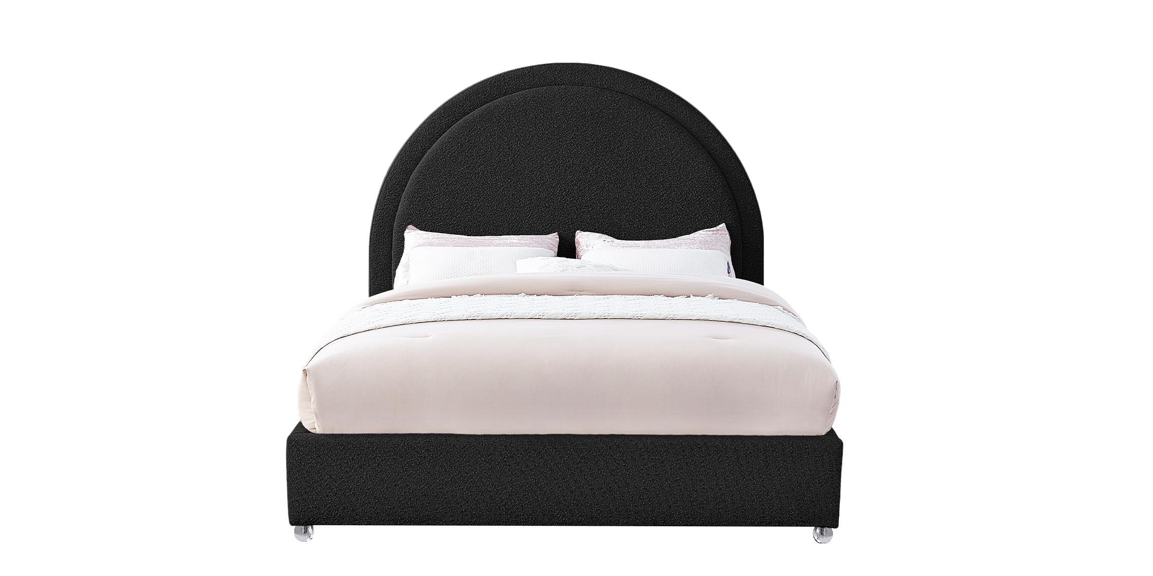 

        
Meridian Furniture MILO MiloBlack-Q Platform Bed Black Boucle Fabric 094308265780
