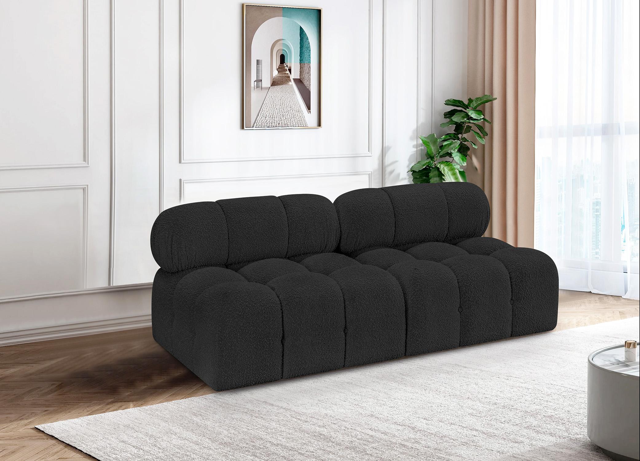 

    
Black Boucle Modular Sofa AMES 611Black-S68B Meridian Modern Contemporary
