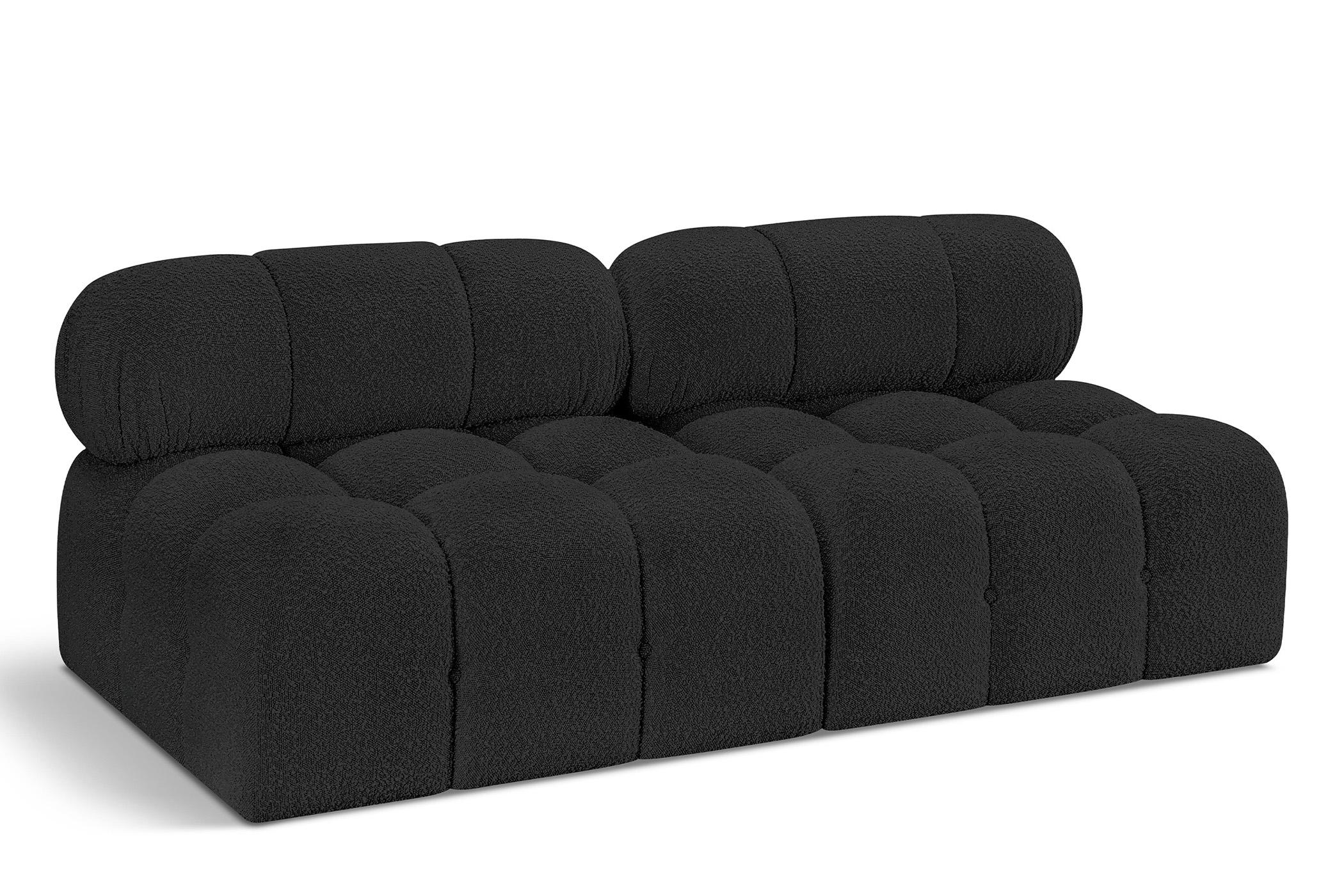 Contemporary, Modern Modular Sofa AMES 611Black-S68B 611Black-S68B in Black 