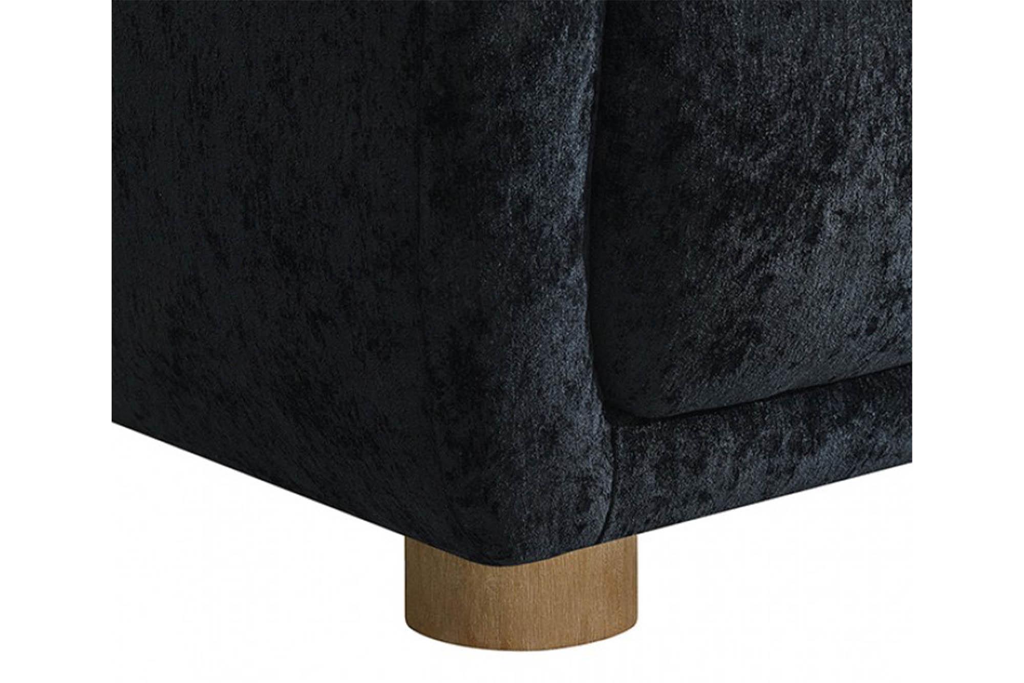 

    
Black Chenille Sofa KOLVERE FM61006BK-SF FoA Contemporary Modern
