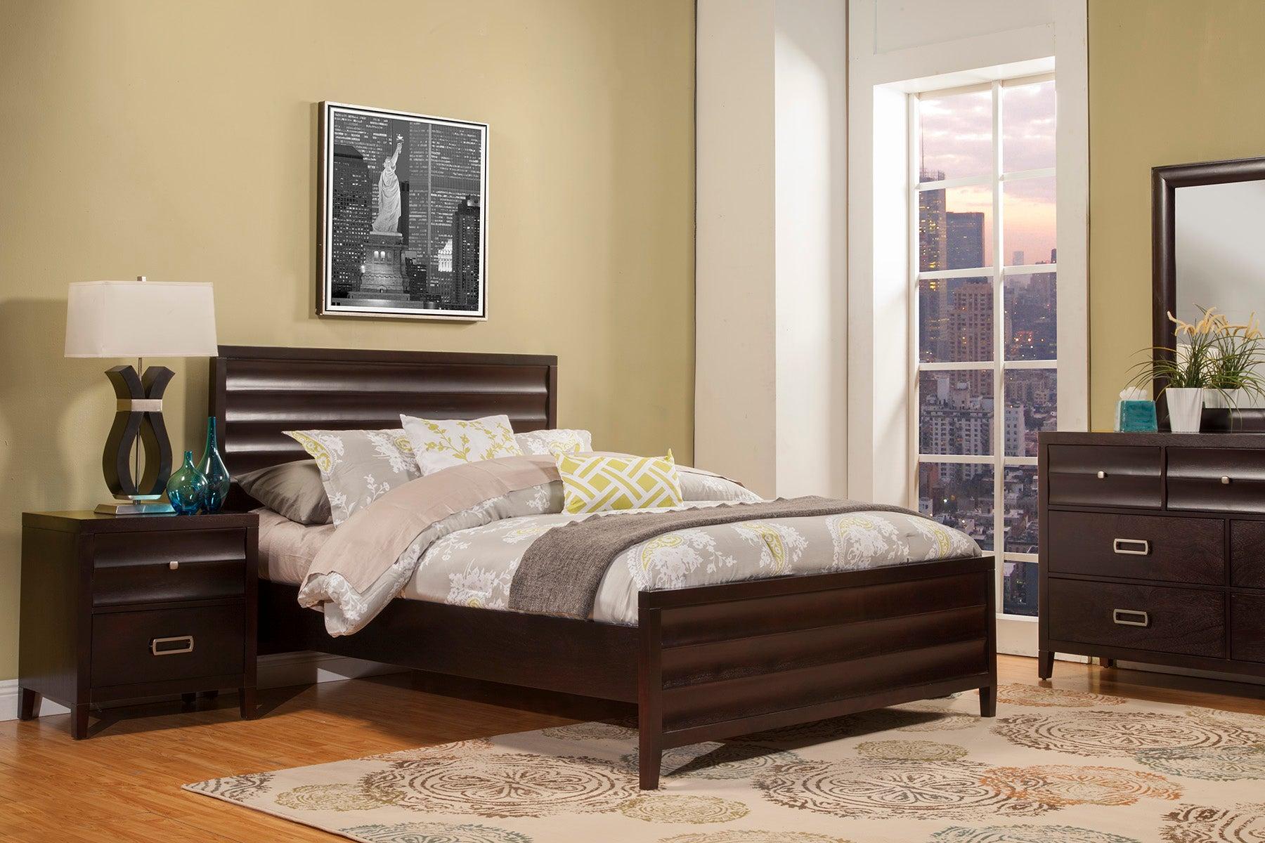 

        
Alpine Furniture LEGACY Panel Bed Blackcherry  812702021210

