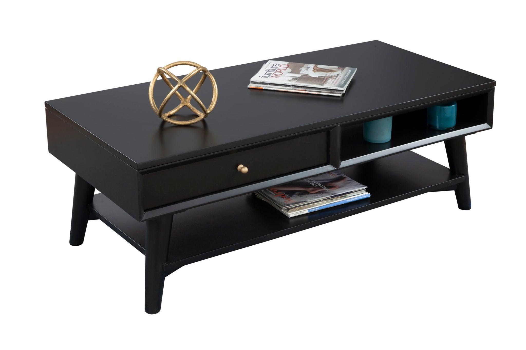

    
966BLK-61-Set-3 Black Coffee Table Set 3Pcs Flynn ALPINE Mid Century Modern Contemporary
