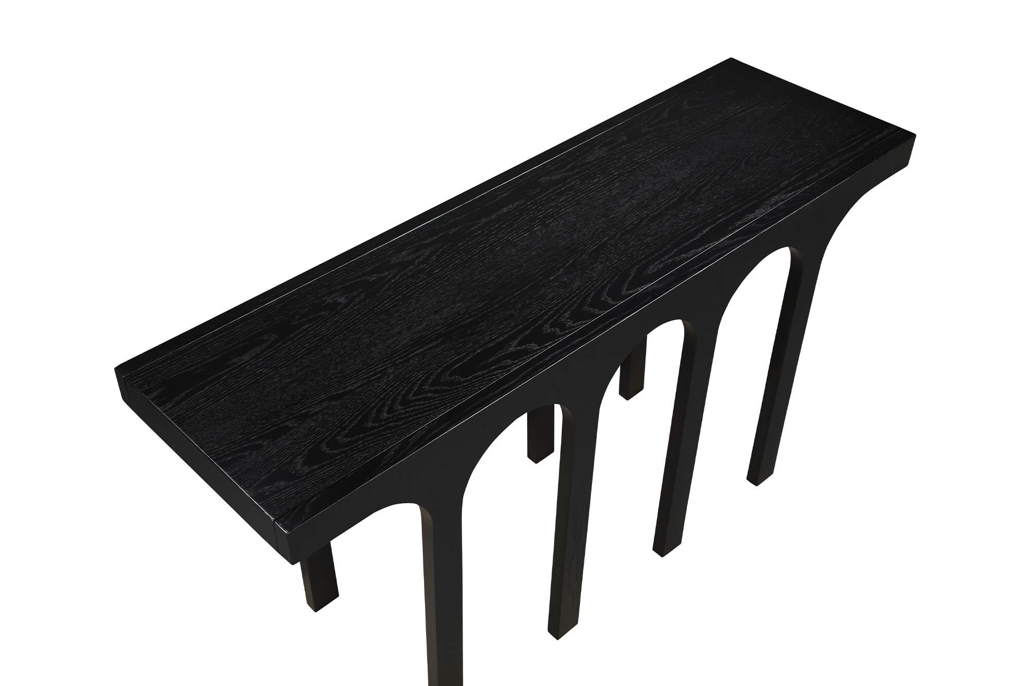

        
Meridian Furniture 99075Black-T Console Table Black  094308321356

